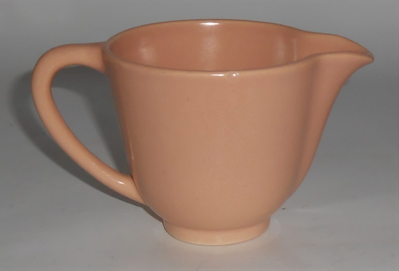Franciscan Pottery Catalina Rancho Satin Coral Creamer