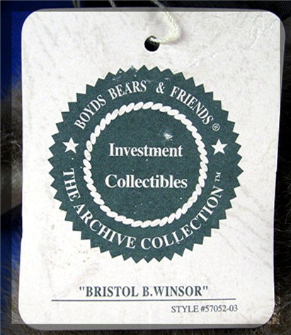 Boyds Bears - Bristol B. Winsor. The archive collection