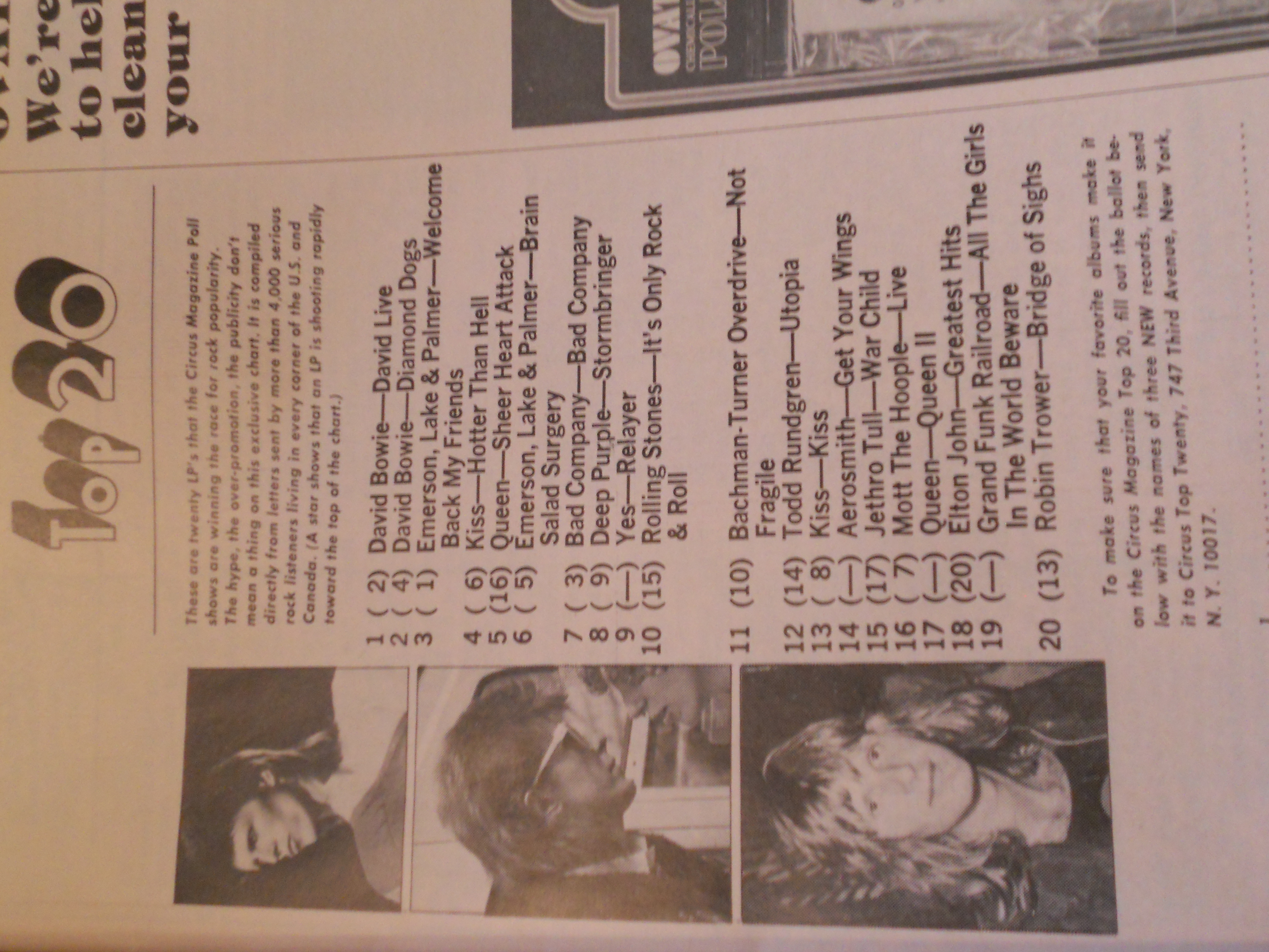 Circus Magazine, April, 1975