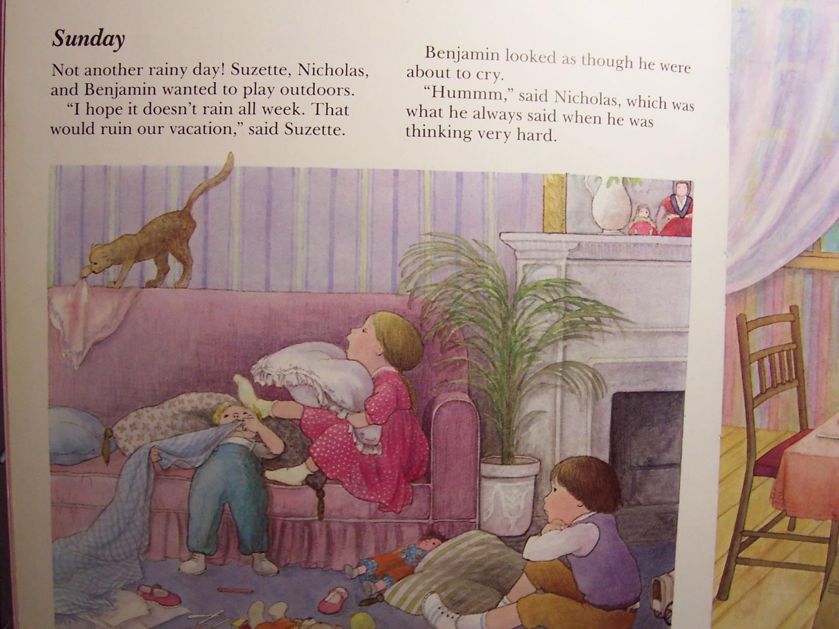 The Wonderful Rainy Week Book 1983 Martine Jaureuiberry