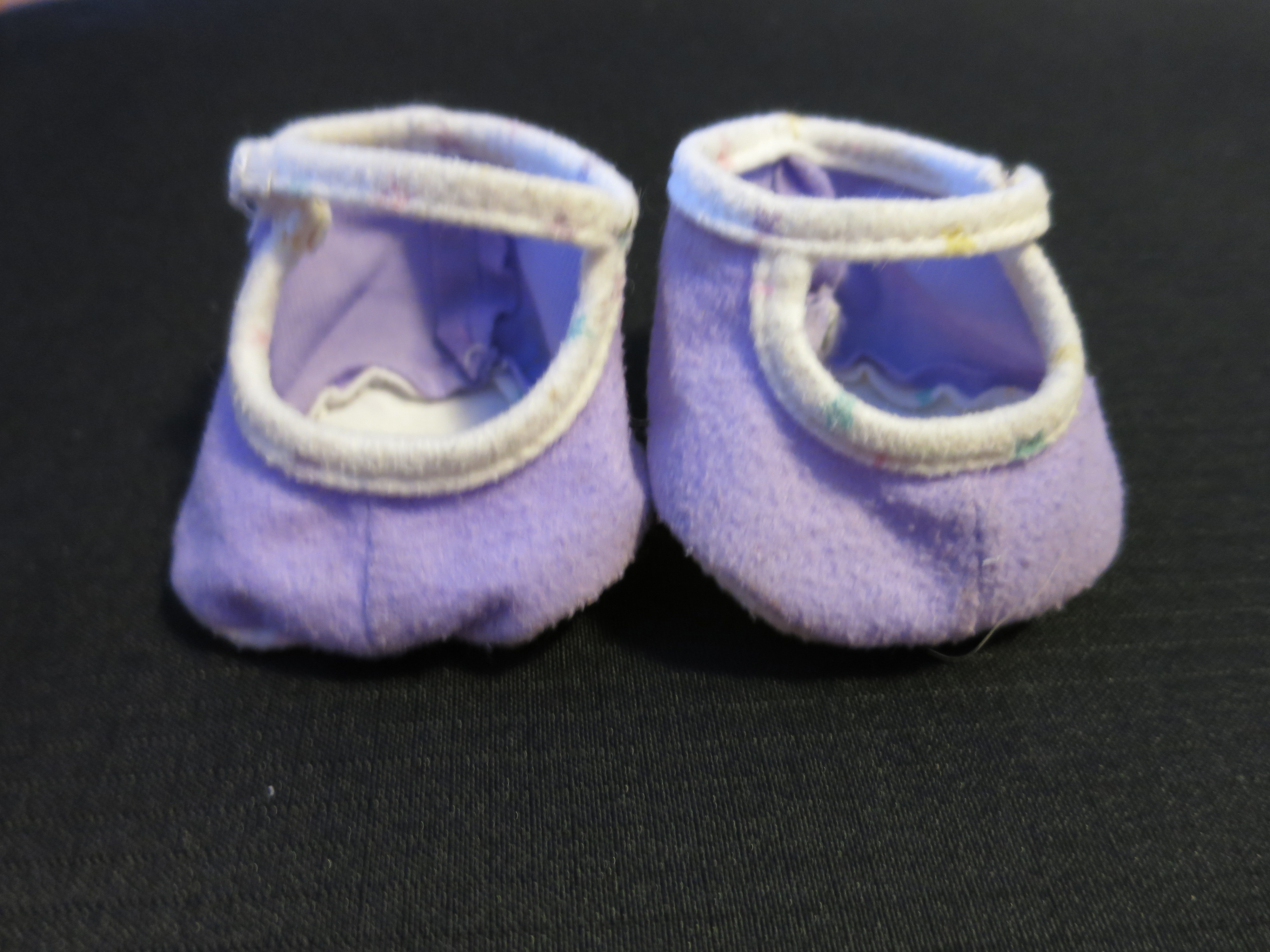 Vintage Doll Accessories cloth shoes Mary Jane fit Cabbage Patch