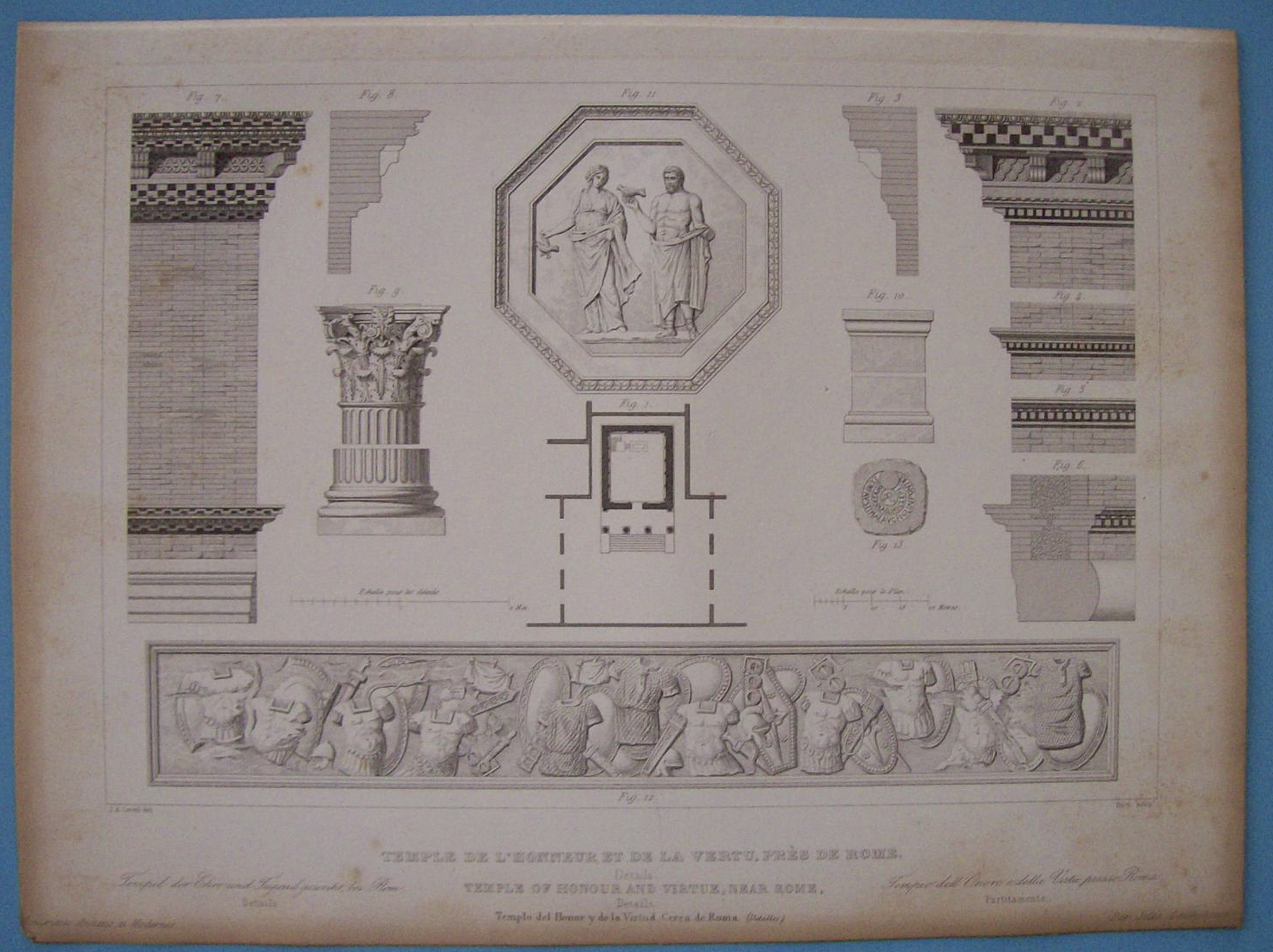 Temple De L'Honneur Et De La Vertu, Pres De Rome