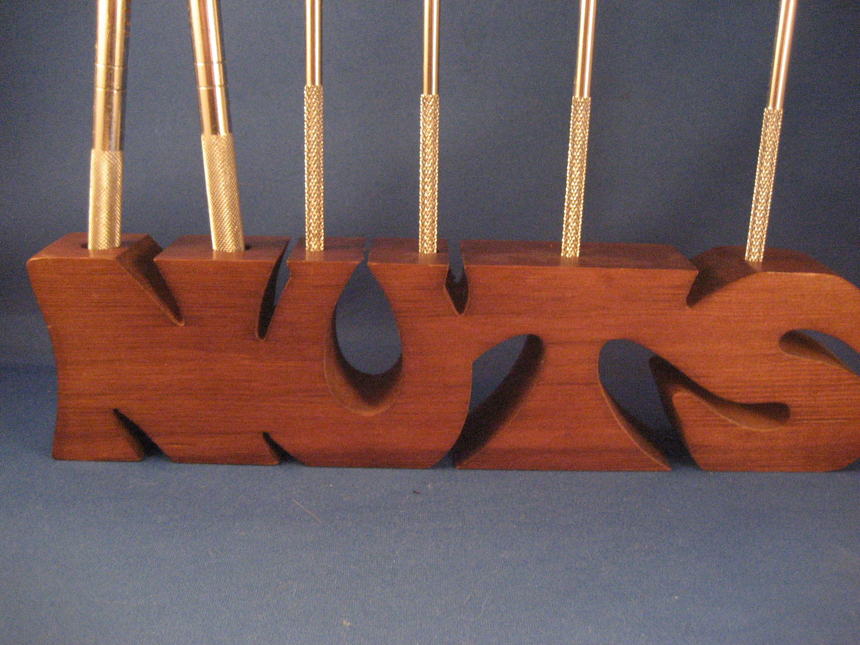 Nut Cracker Pick and Holder Set