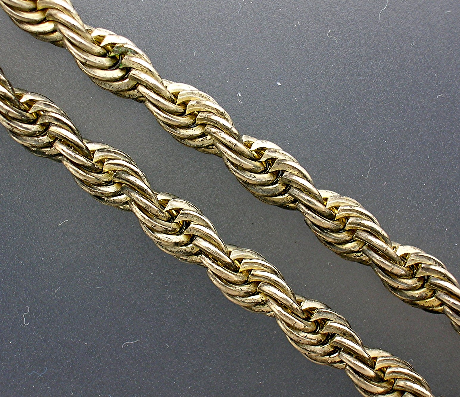 Necklace 41 Inch Rope Chain Silver