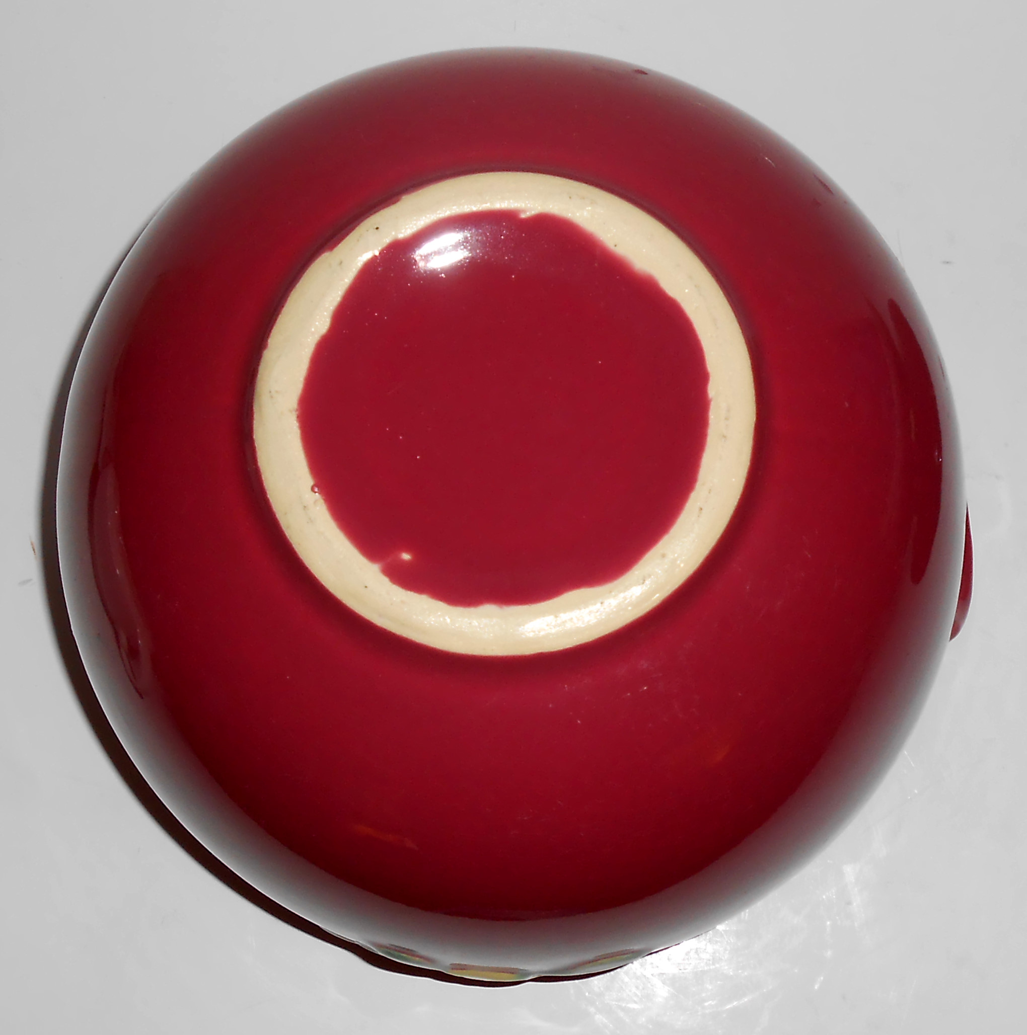 Coors Pottery Rosebud Red Medium Triple Service Cass