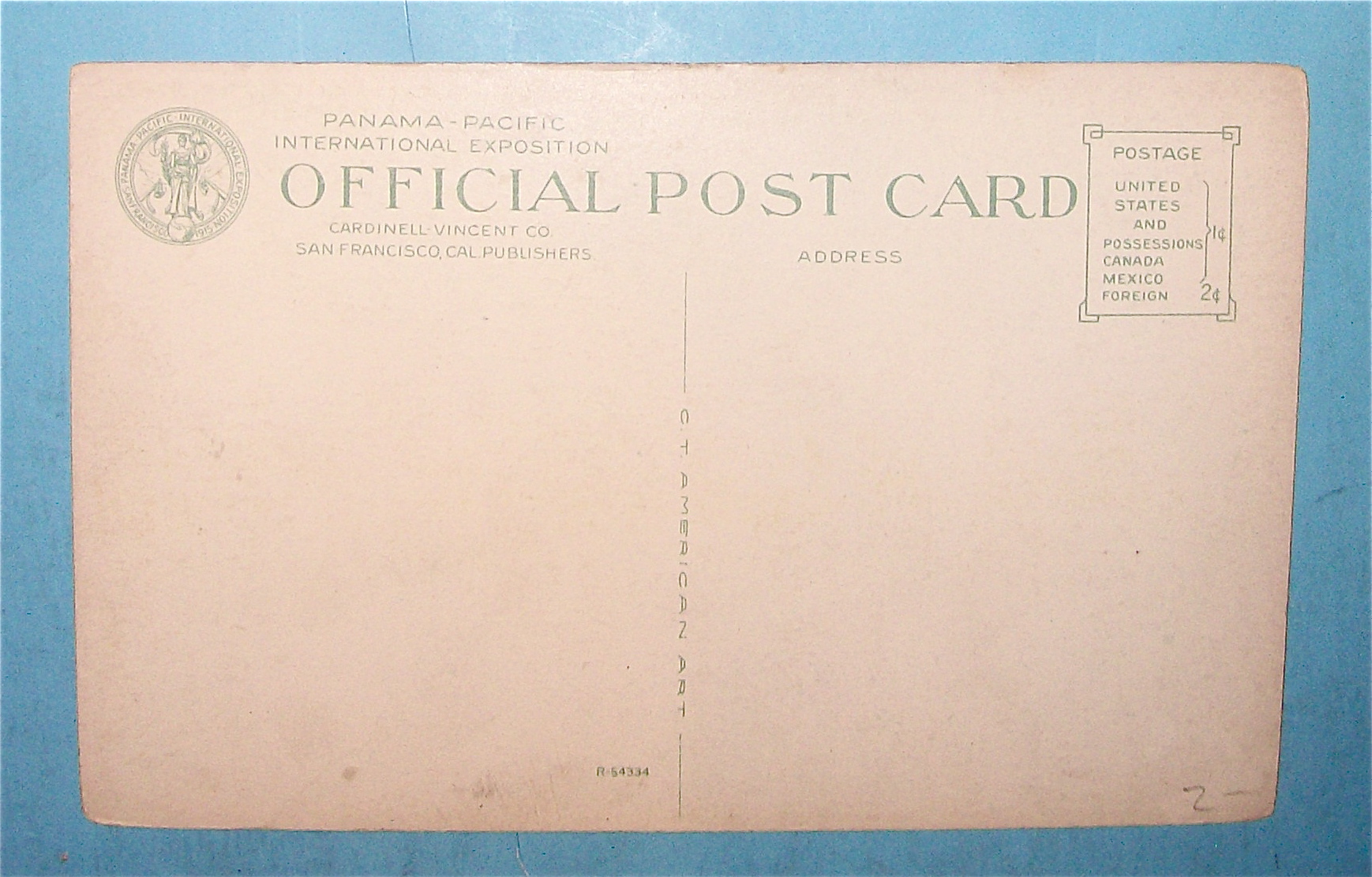 Palace Of Food Product, Across FIne Art Lagoon Postcard