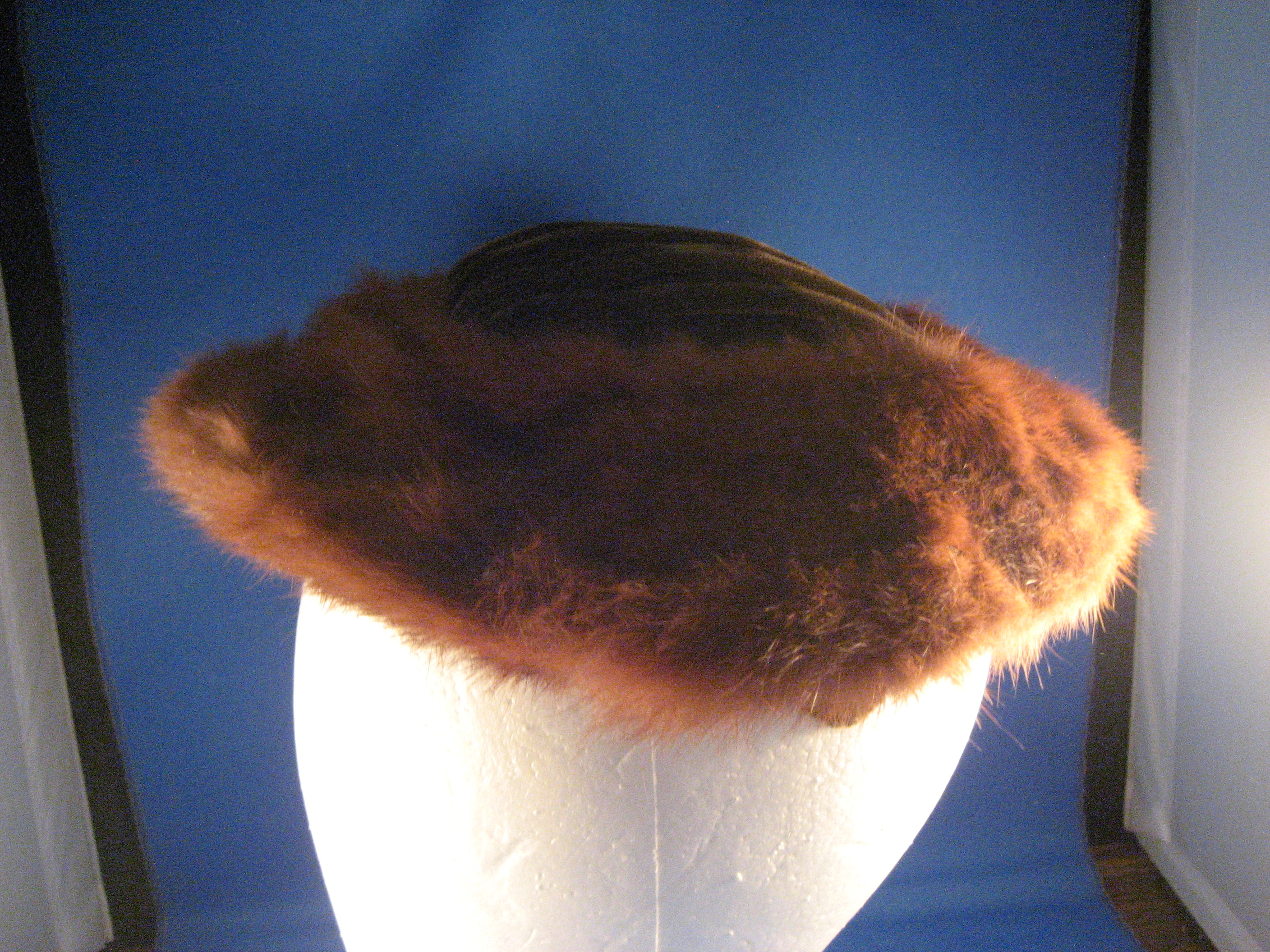 Mink Trimmed Hat