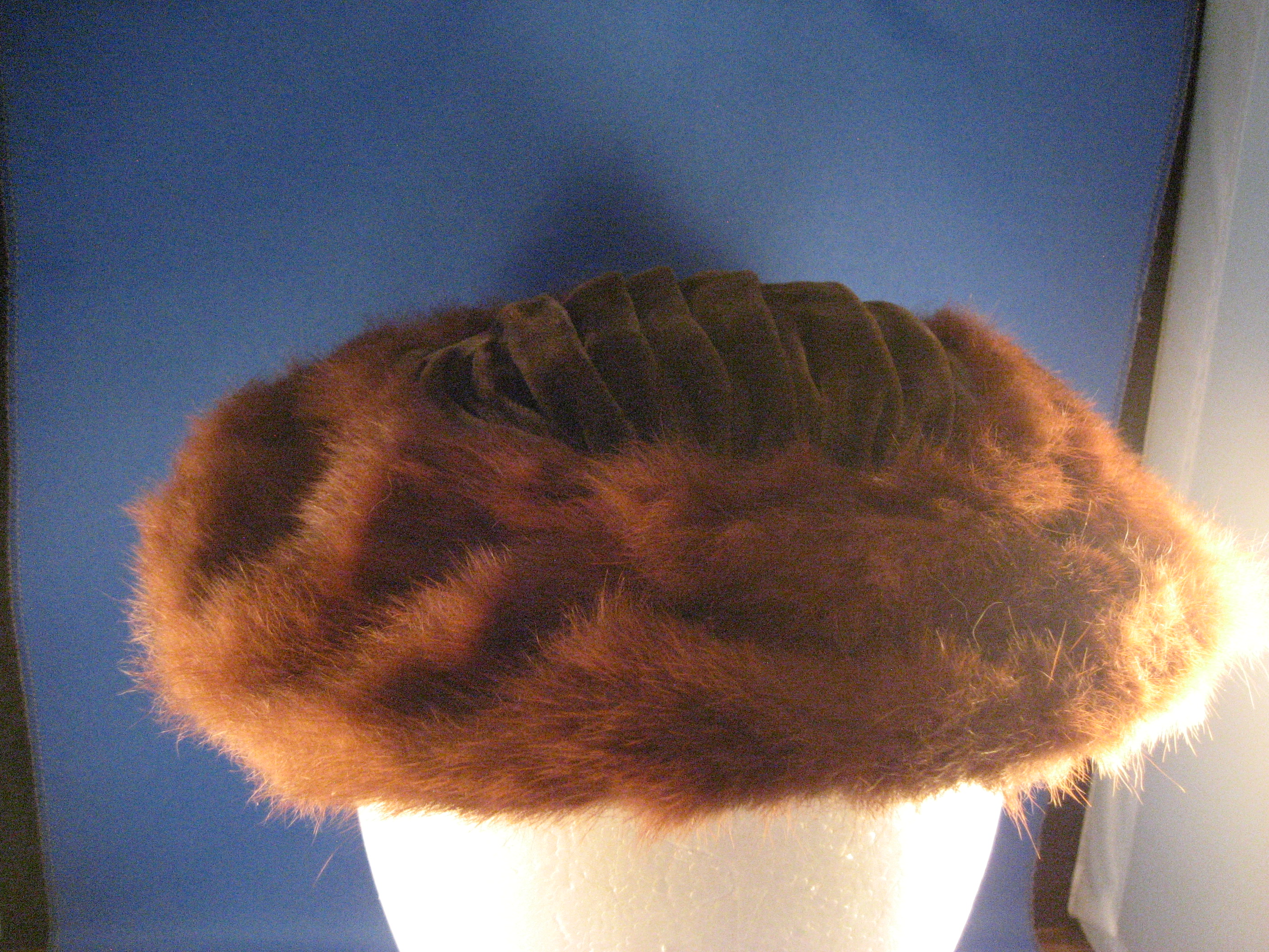 Mink Trimmed Hat
