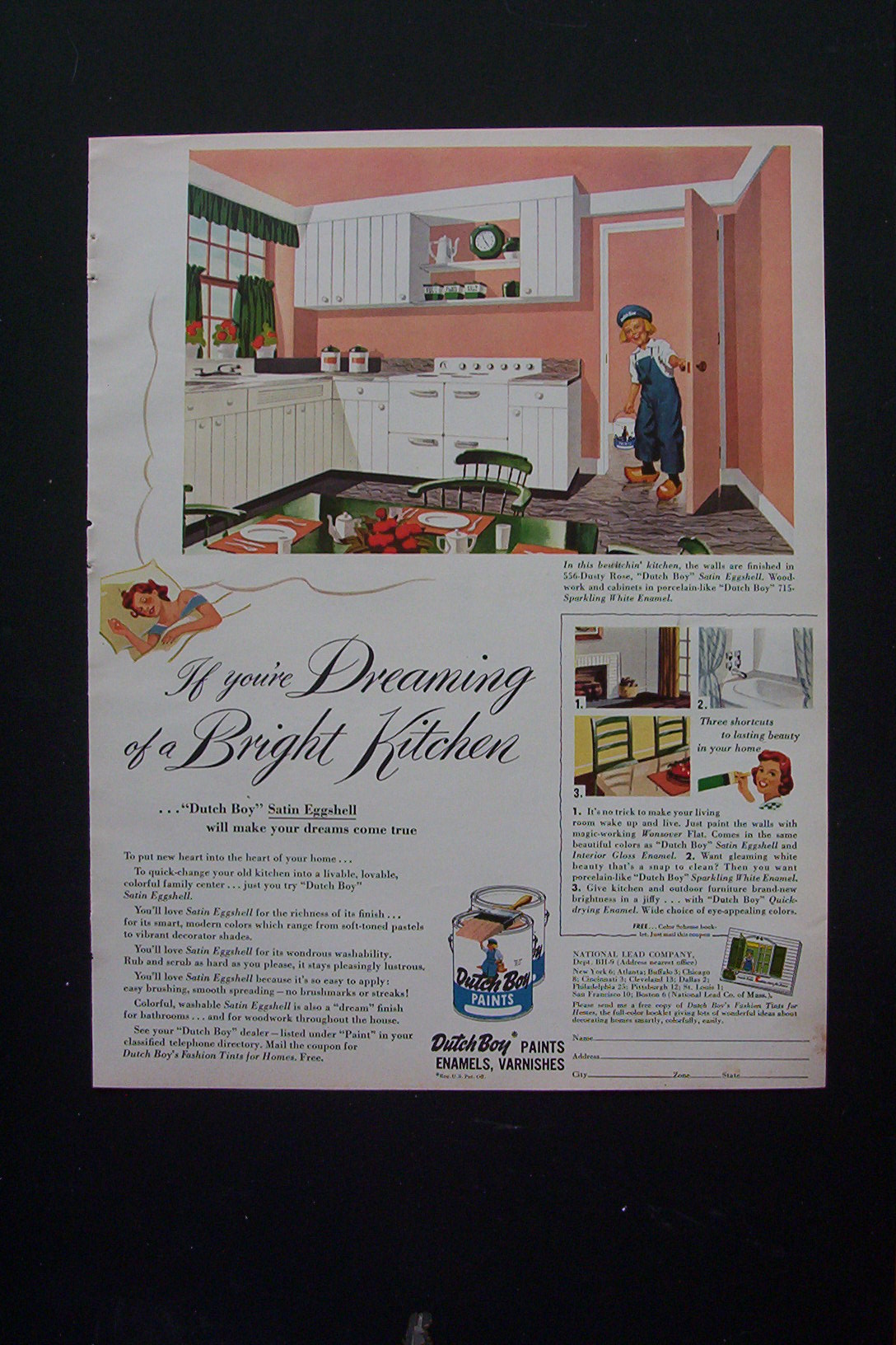 1952 Dutch Boy Paints with Dutch Boy Dream Kitchen