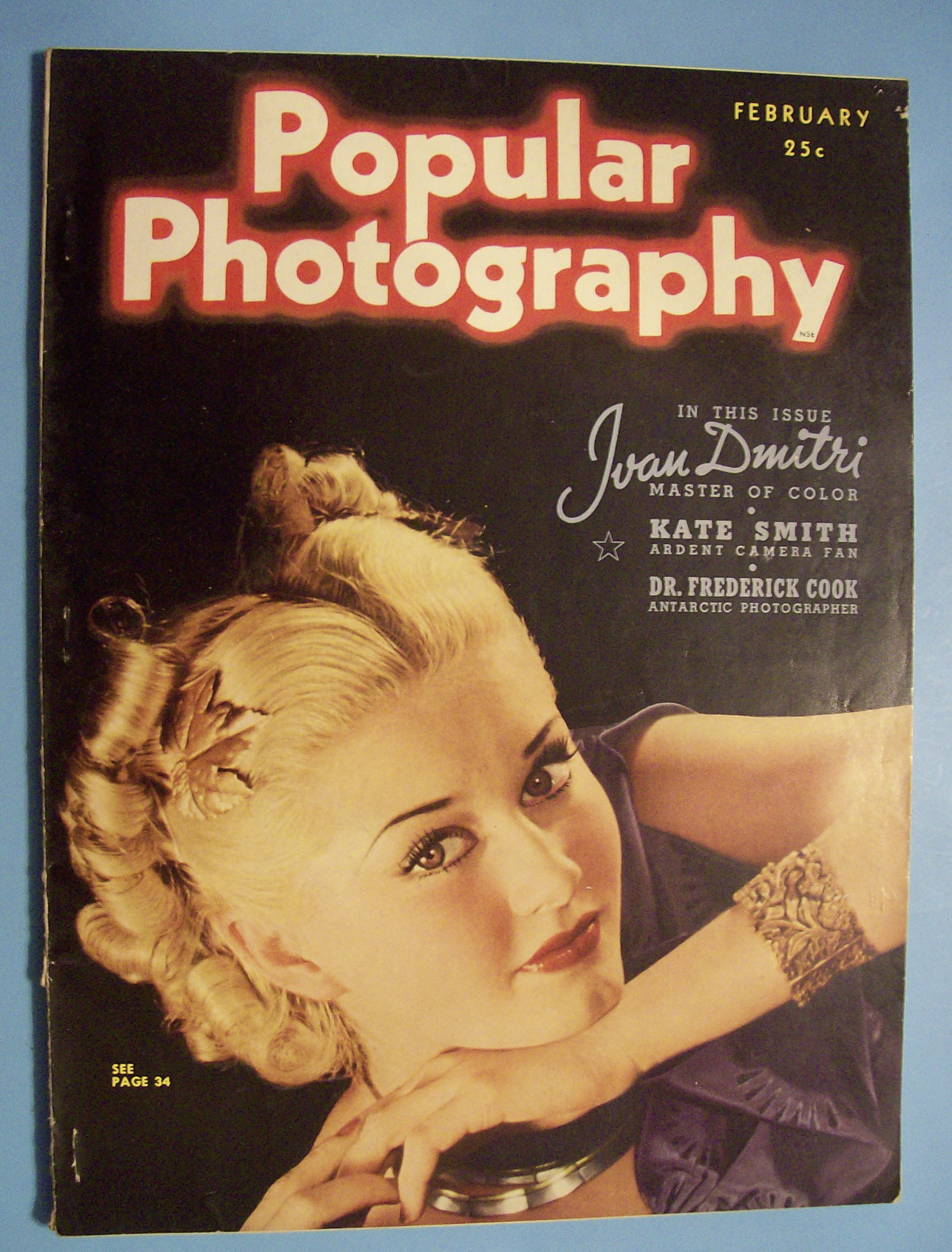 Popular Photography Magazine - February 1938