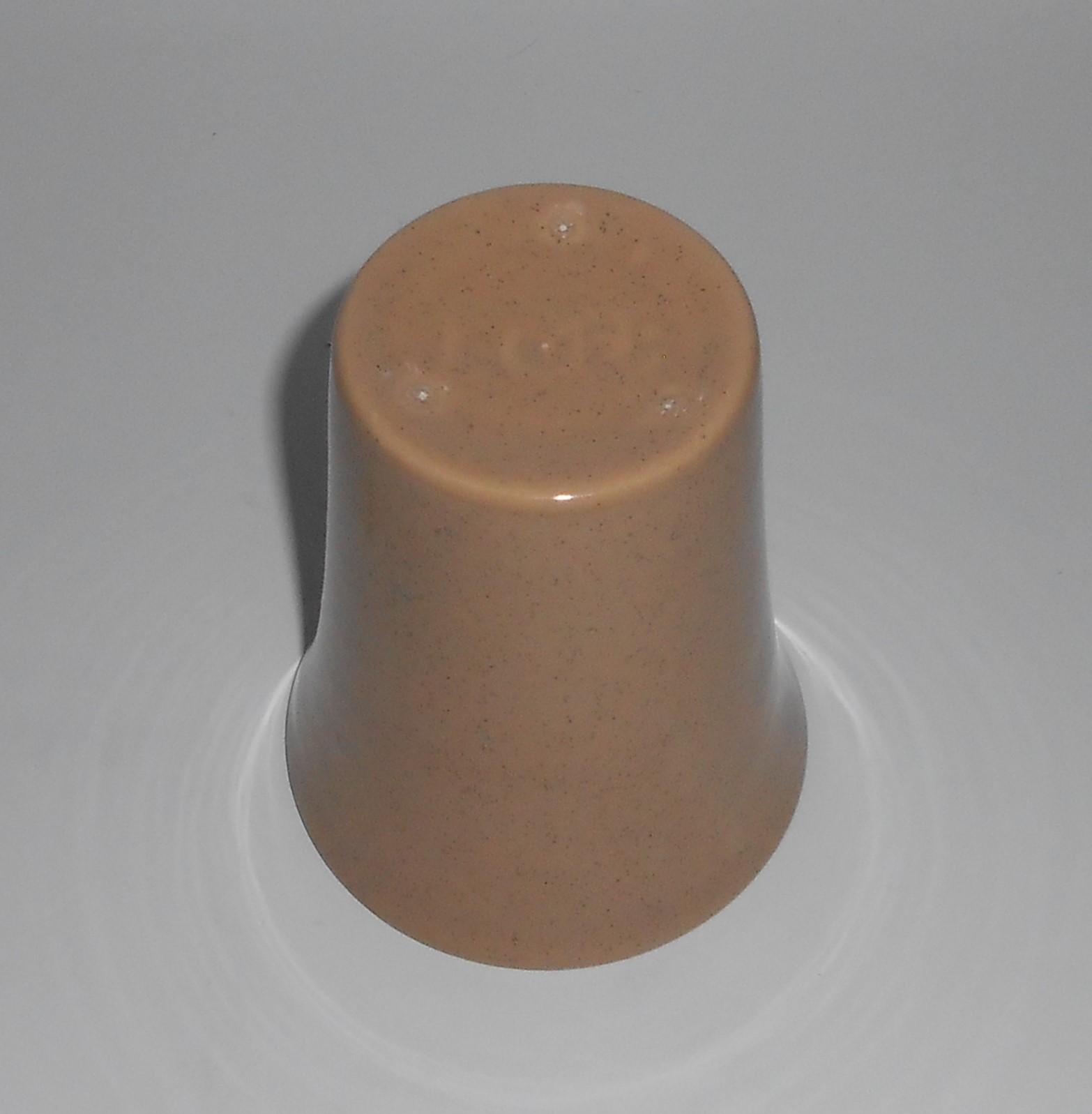 VINTAGE Bauer Pottery Kitchenware Tan Speckle Tumbler