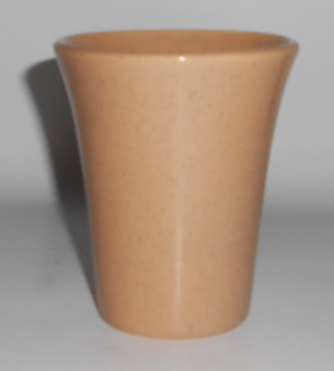 VINTAGE Bauer Pottery Kitchenware Tan Speckle Tumbler