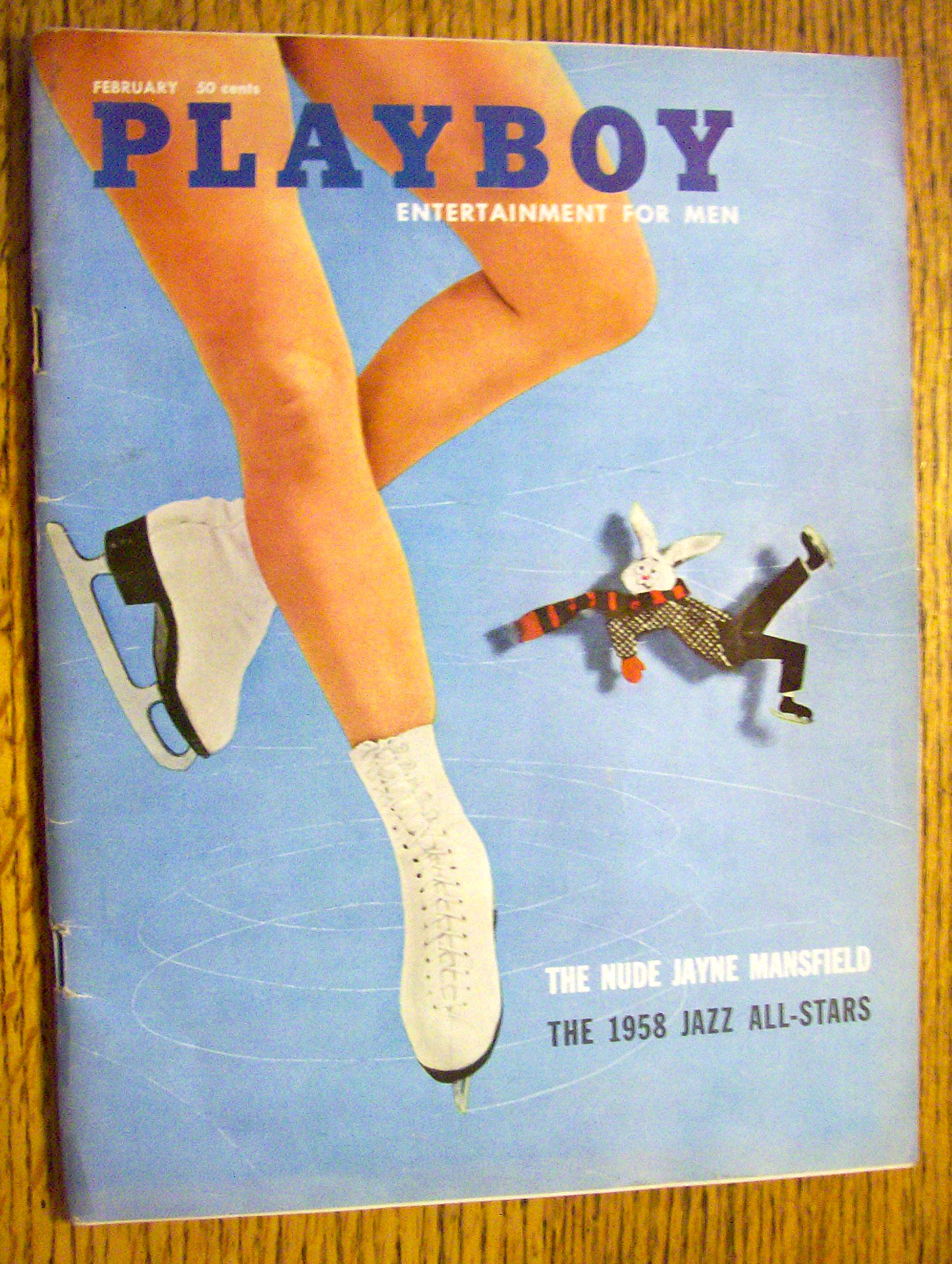 Playboy Magazine-February 1958-Jayne Mansfield (Nude)