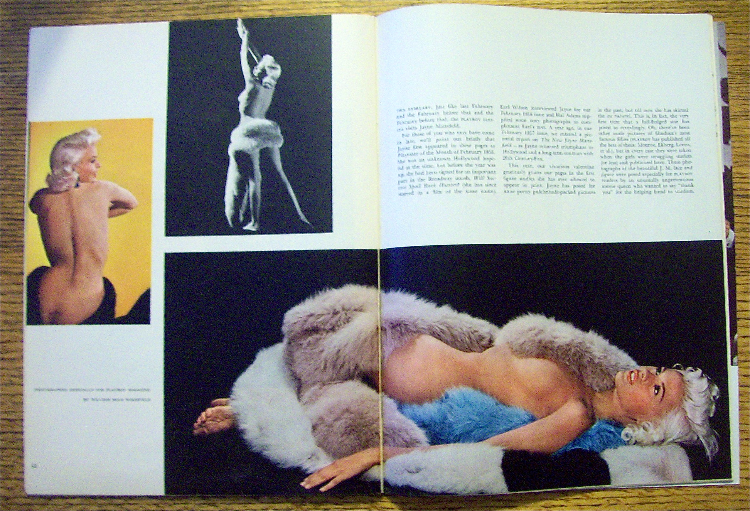 Playboy Magazine-February 1958-Jayne Mansfield (Nude)