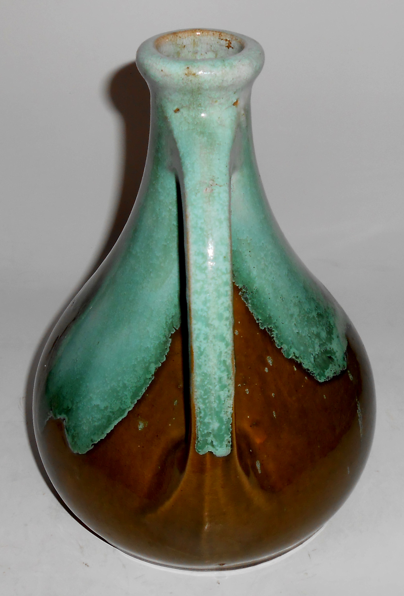 Brush McCoy Pottery Green Onyx Large Musical Jug