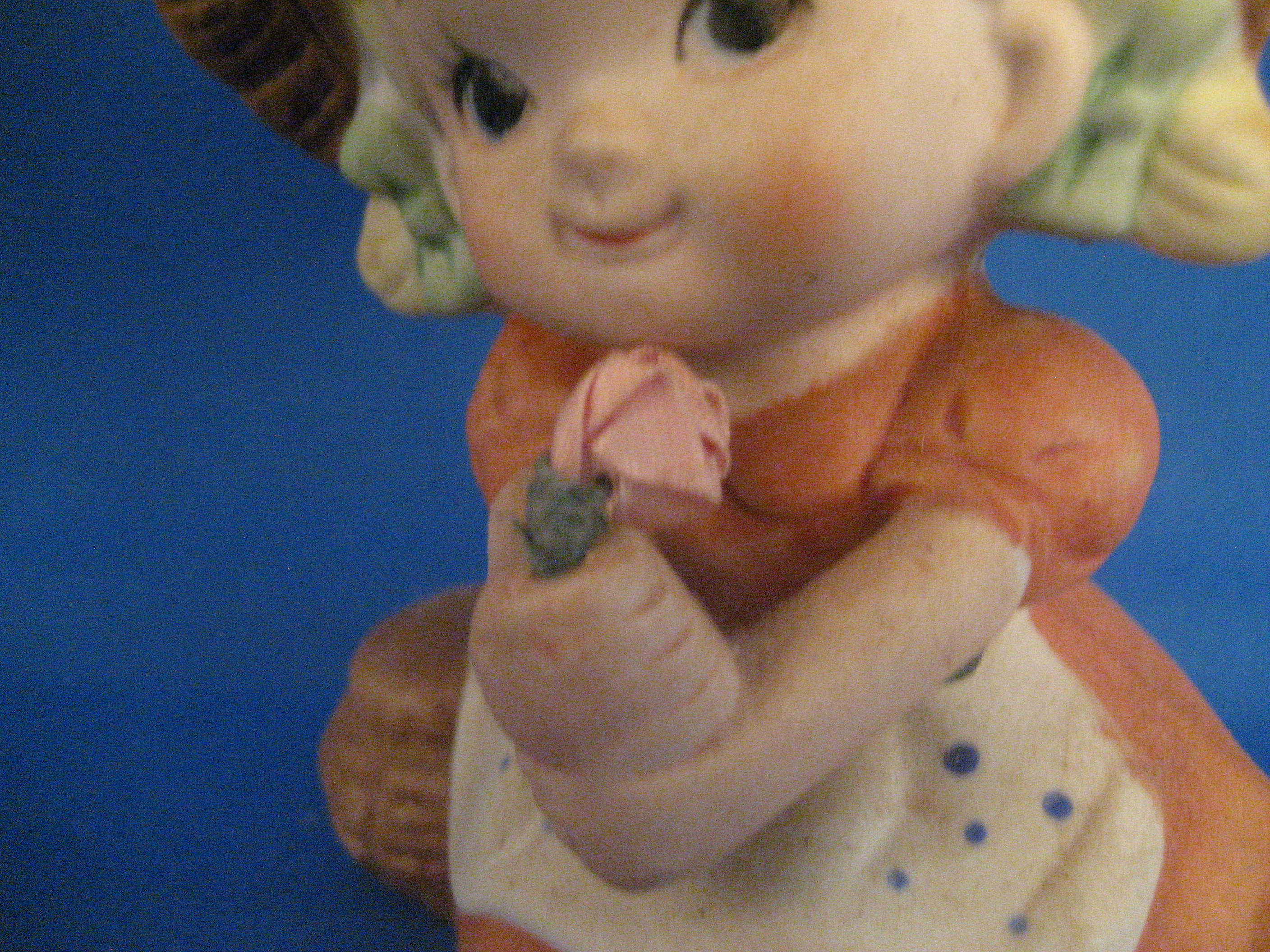 Little Girl with Flower Figurine