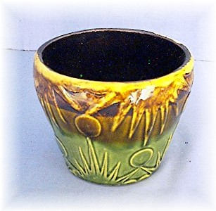 Majolica Type Vintage Plant Pot