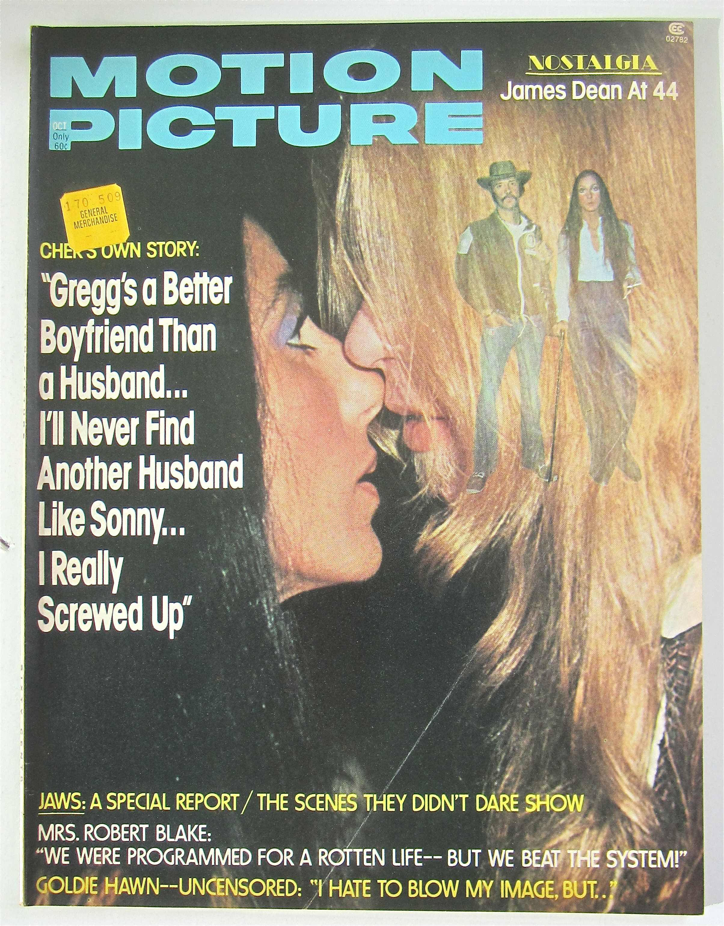 Motion Picture Magazine October 1975 Cher/Gregg Allman