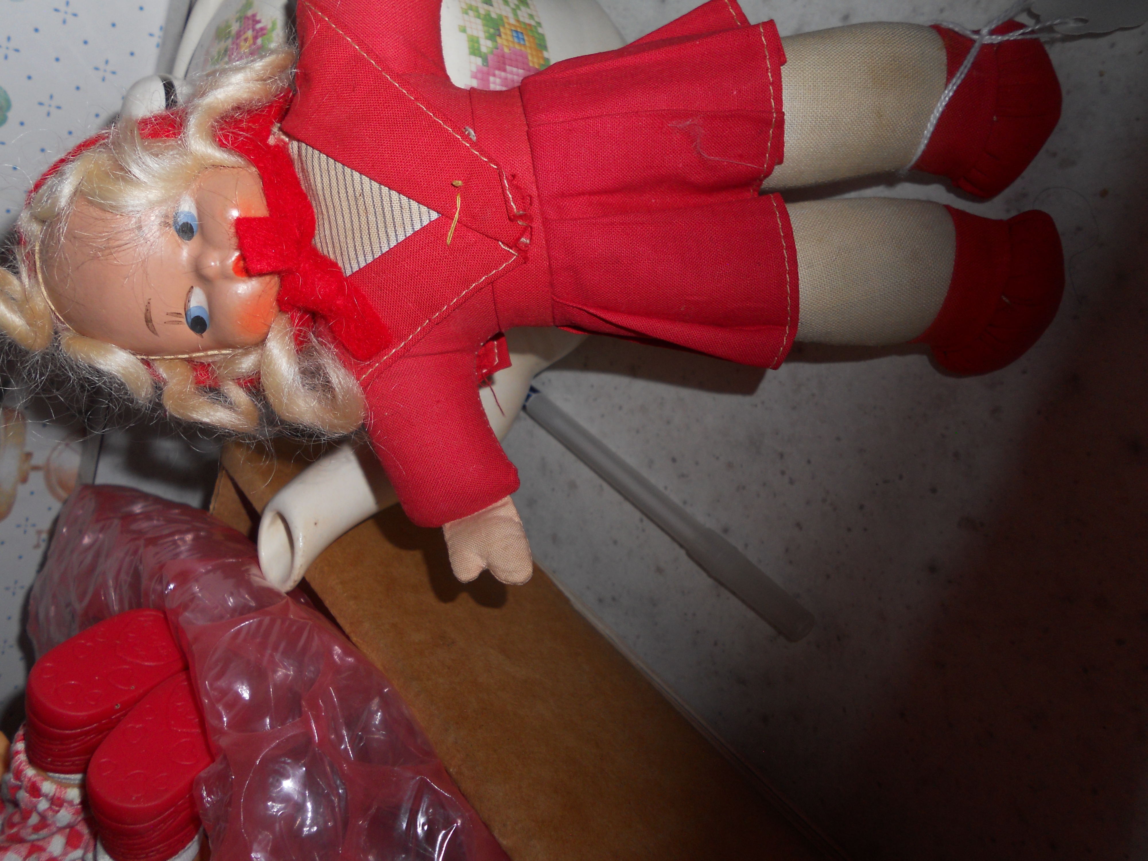 Mask Face Doll 9 inch Cloth body