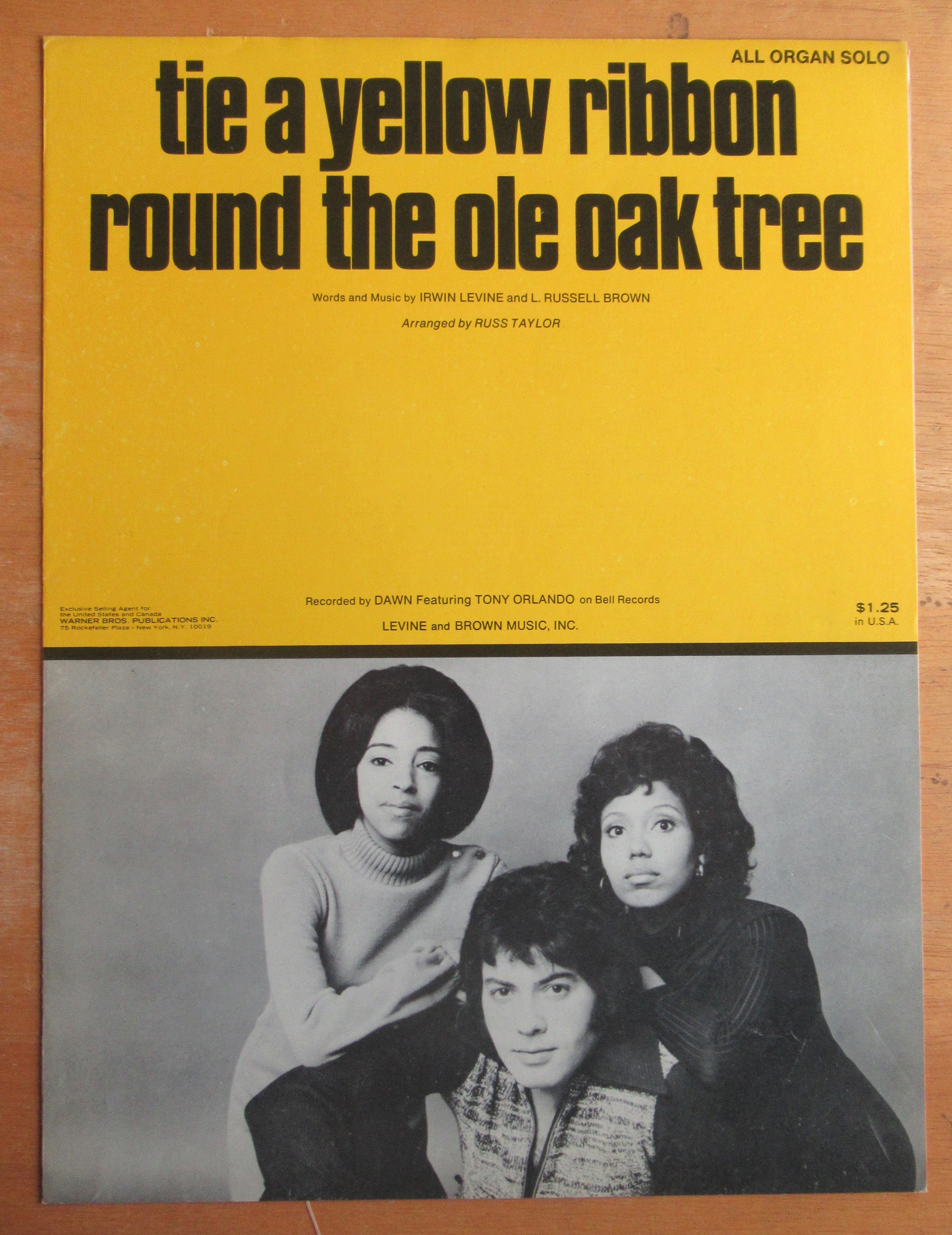 1973 Tie A Yellow Ribbon Round The Ole Oak Tree
