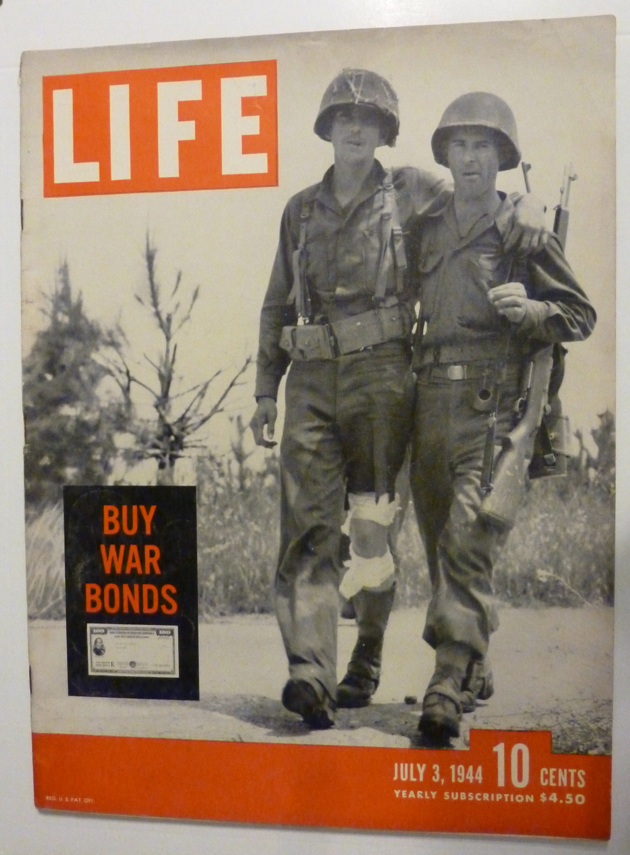 Life Magazine-July 3, 1944-Buy War Bonds