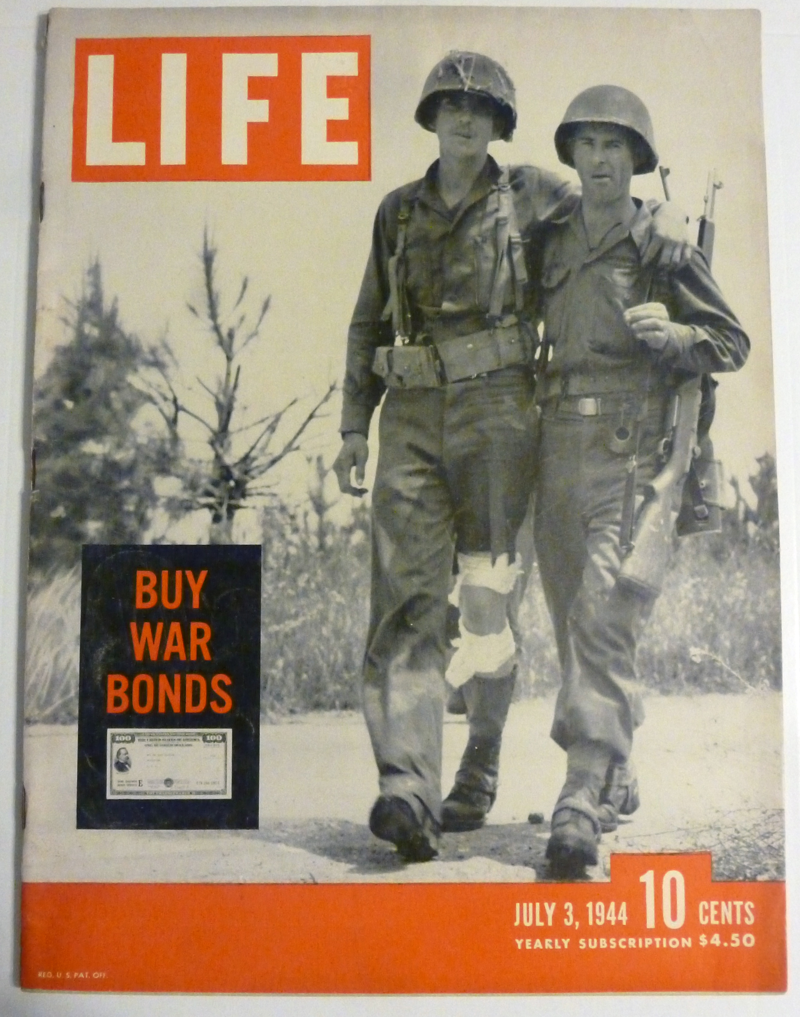 Life Magazine-July 3, 1944-Buy War Bonds