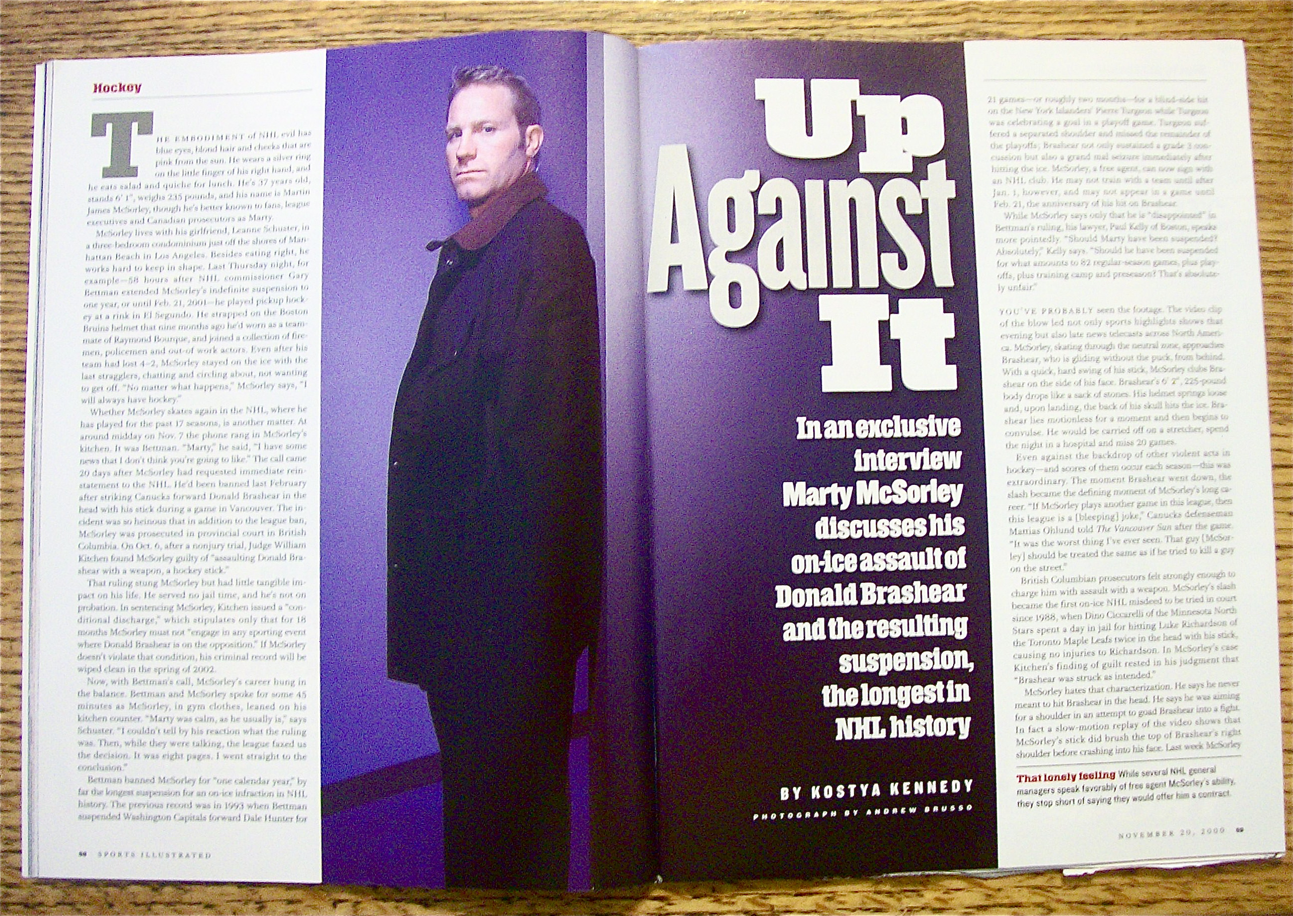 Sports Illustrated Magazine November 20, 2000 Shane B.