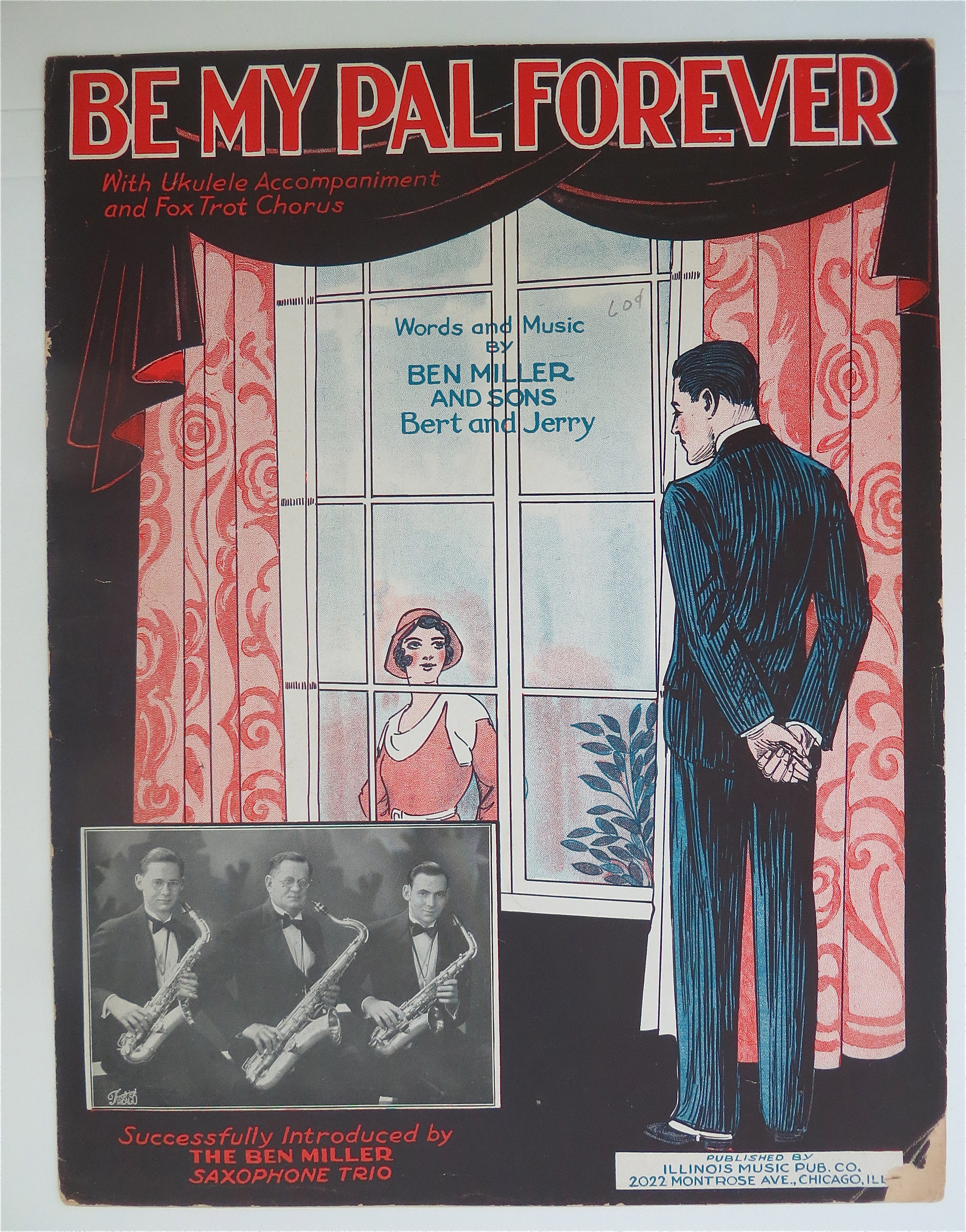 1931 Be My Pal Forever By Ben Miller & Sons