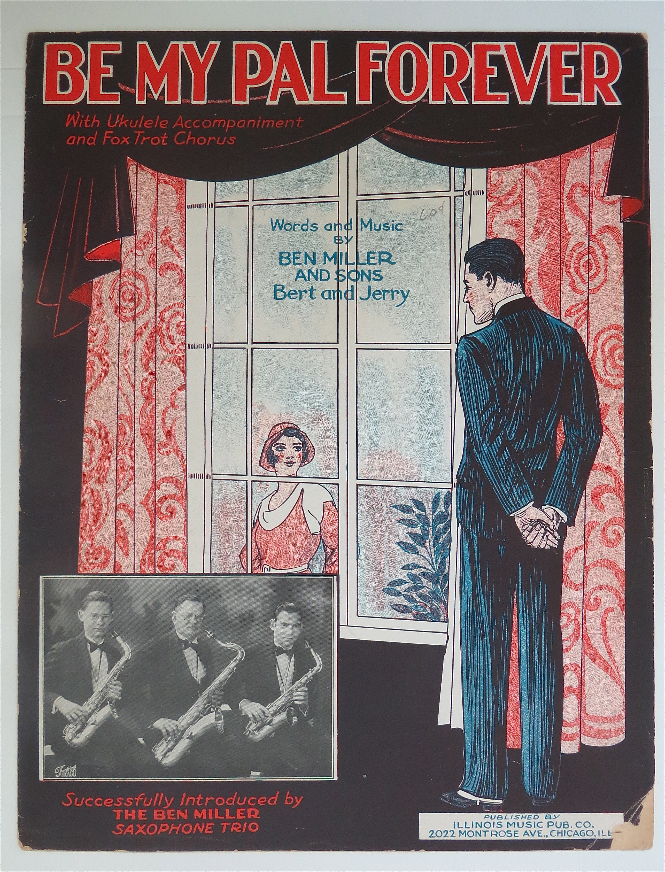 1931 Be My Pal Forever By Ben Miller & Sons