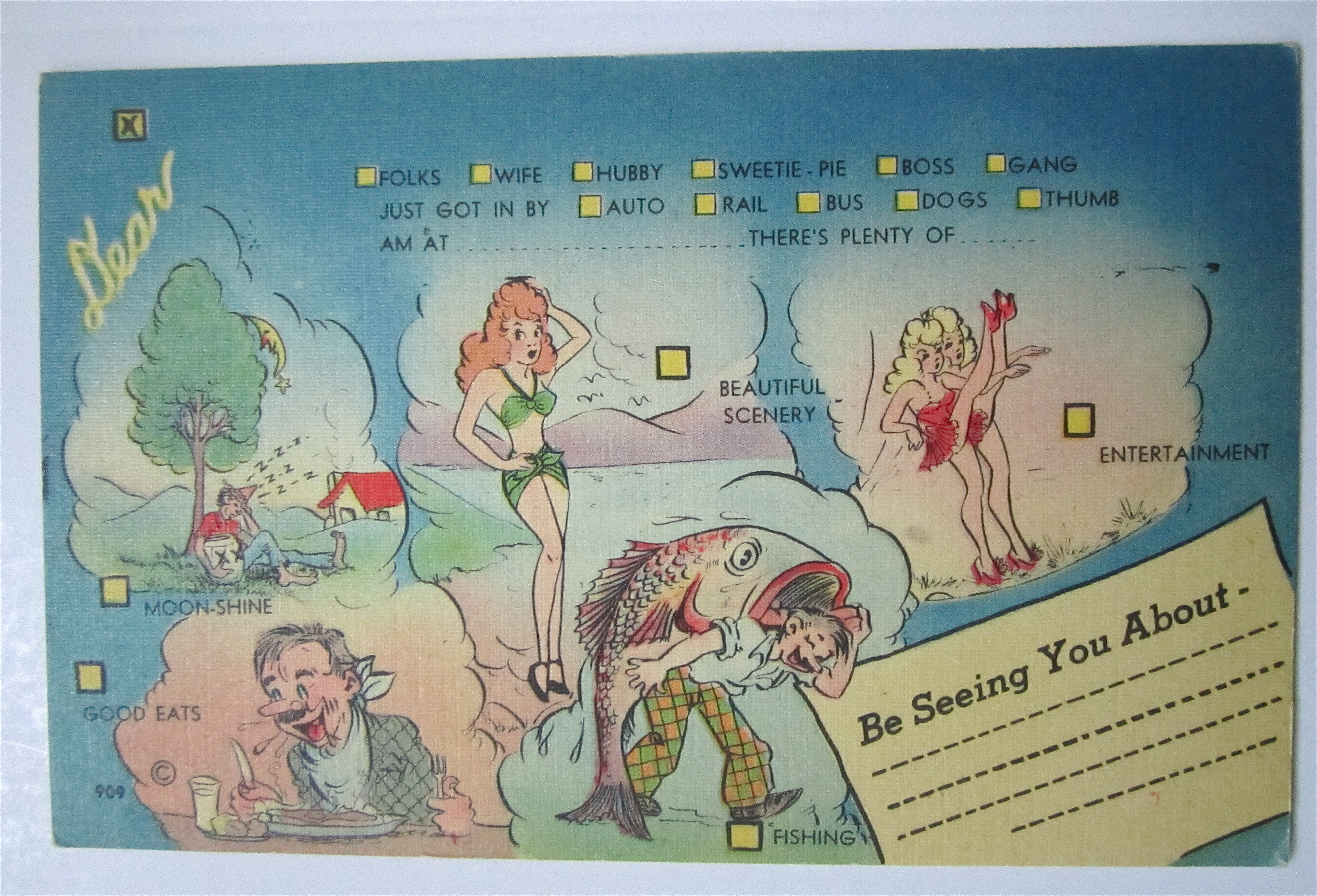 Be Seeing You About Postcard