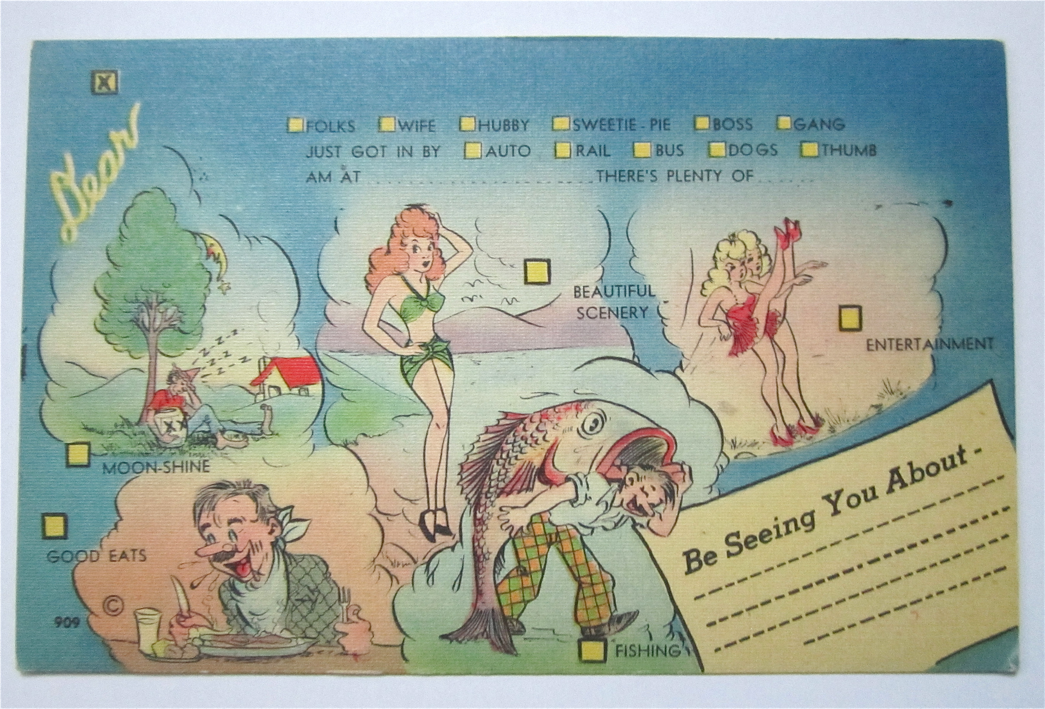 Be Seeing You About Postcard