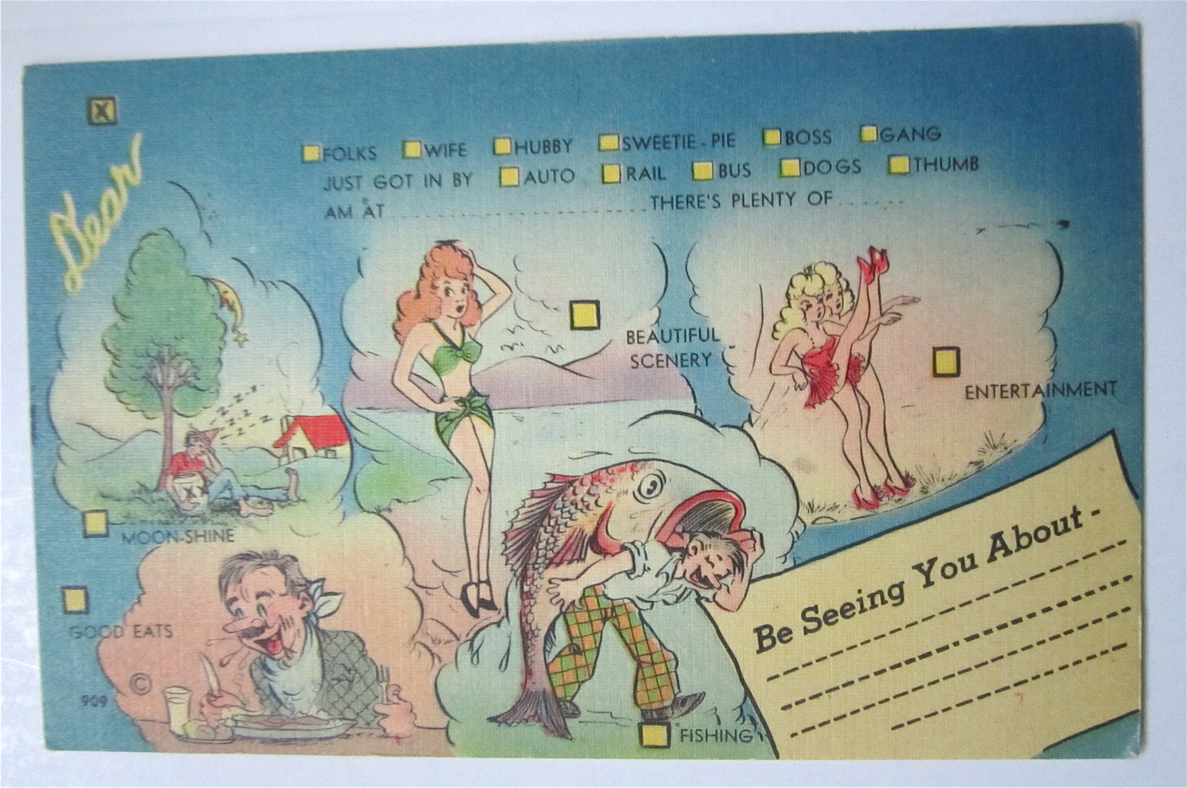 Be Seeing You About Postcard