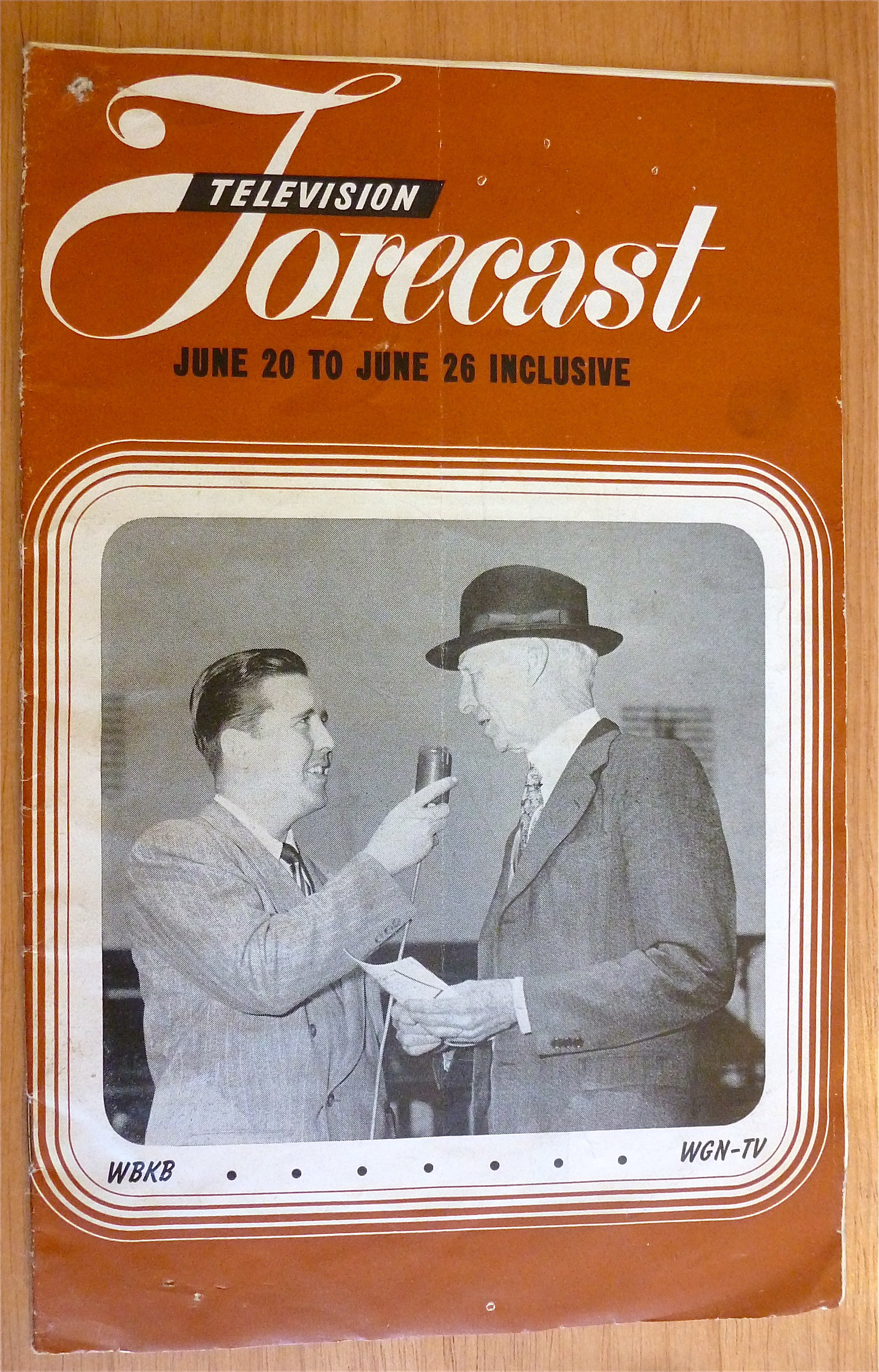 1948 Chicago Television Forecast Vol.1-#6 Connie Mack