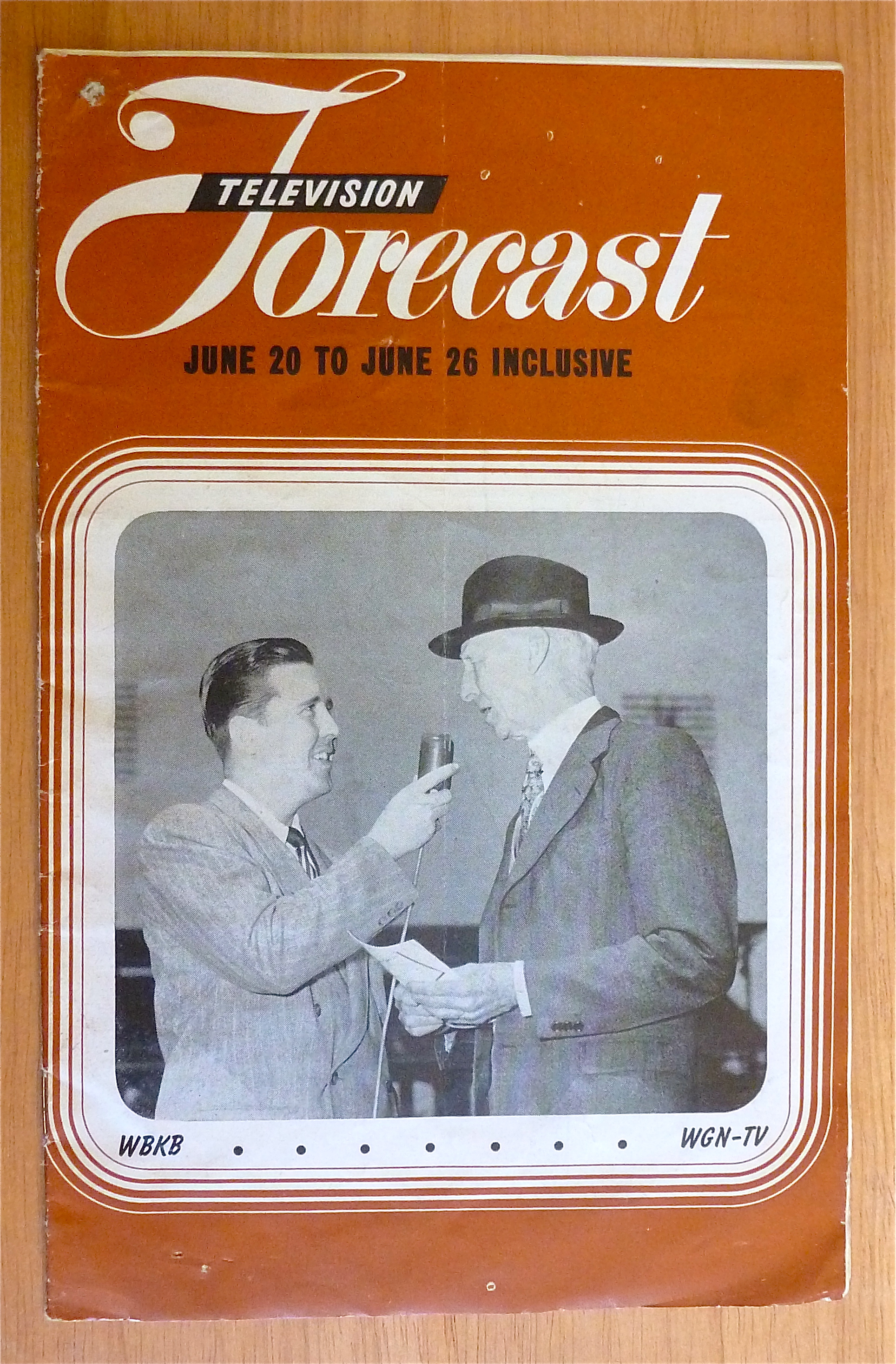 1948 Chicago Television Forecast Vol.1-#6 Connie Mack