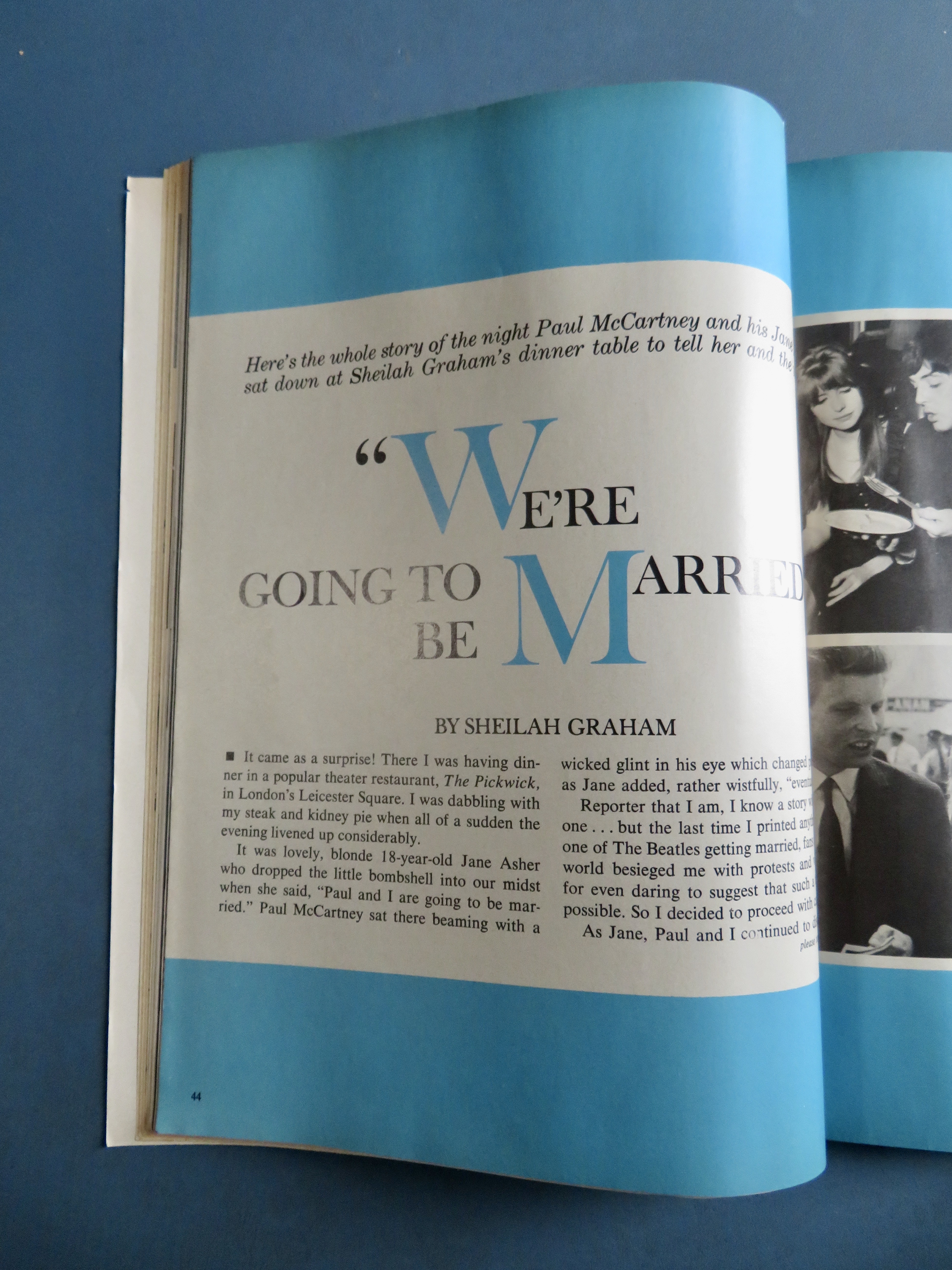 Motion Picture Magazine February 1965 Jackie's Sister