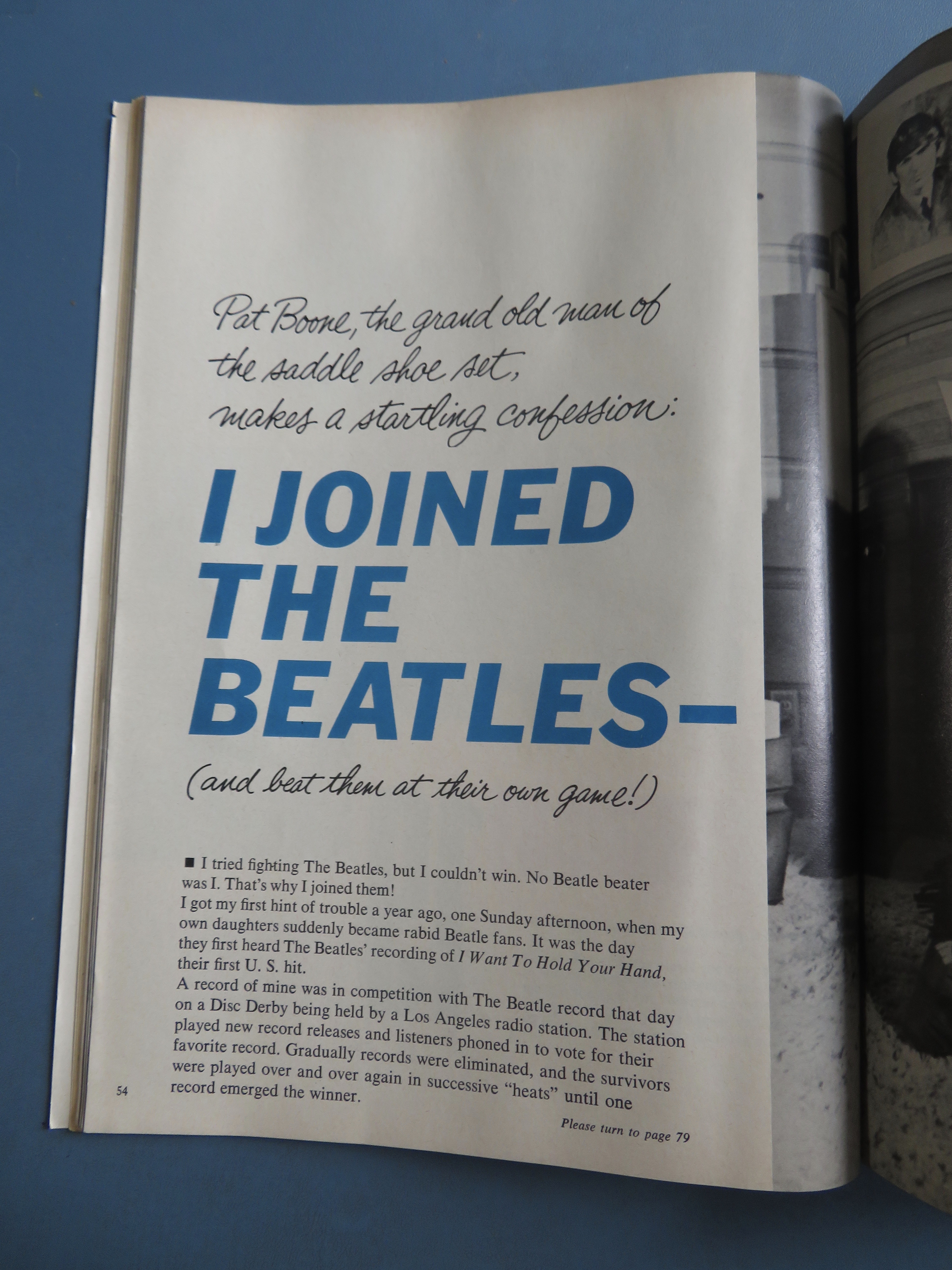 Motion Picture Magazine February 1965 Jackie's Sister