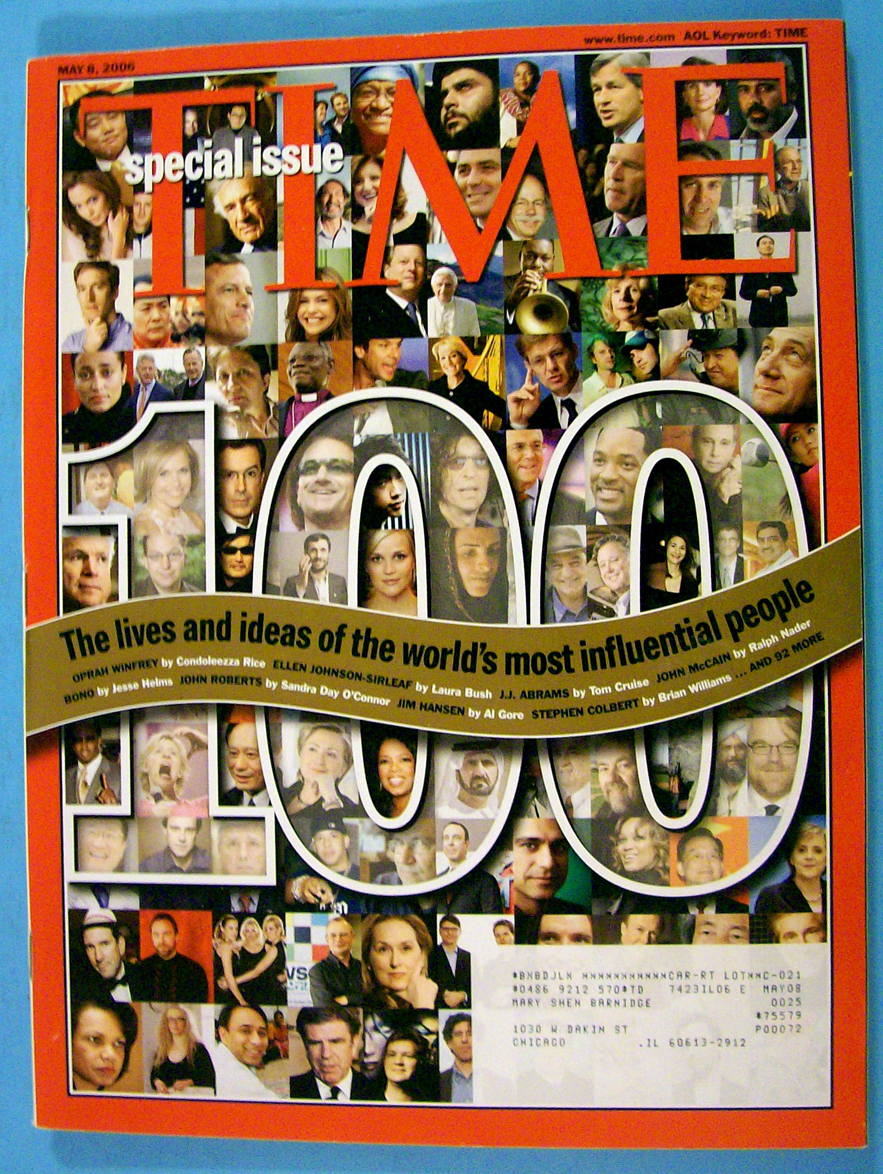 Time Magazine May 8, 2006 100 Most Influential People
