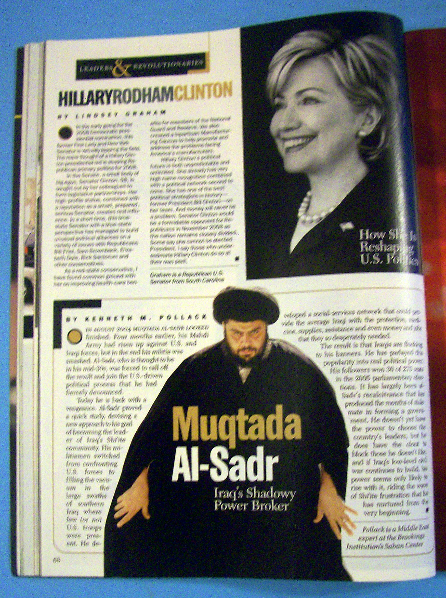 Time Magazine May 8, 2006 100 Most Influential People