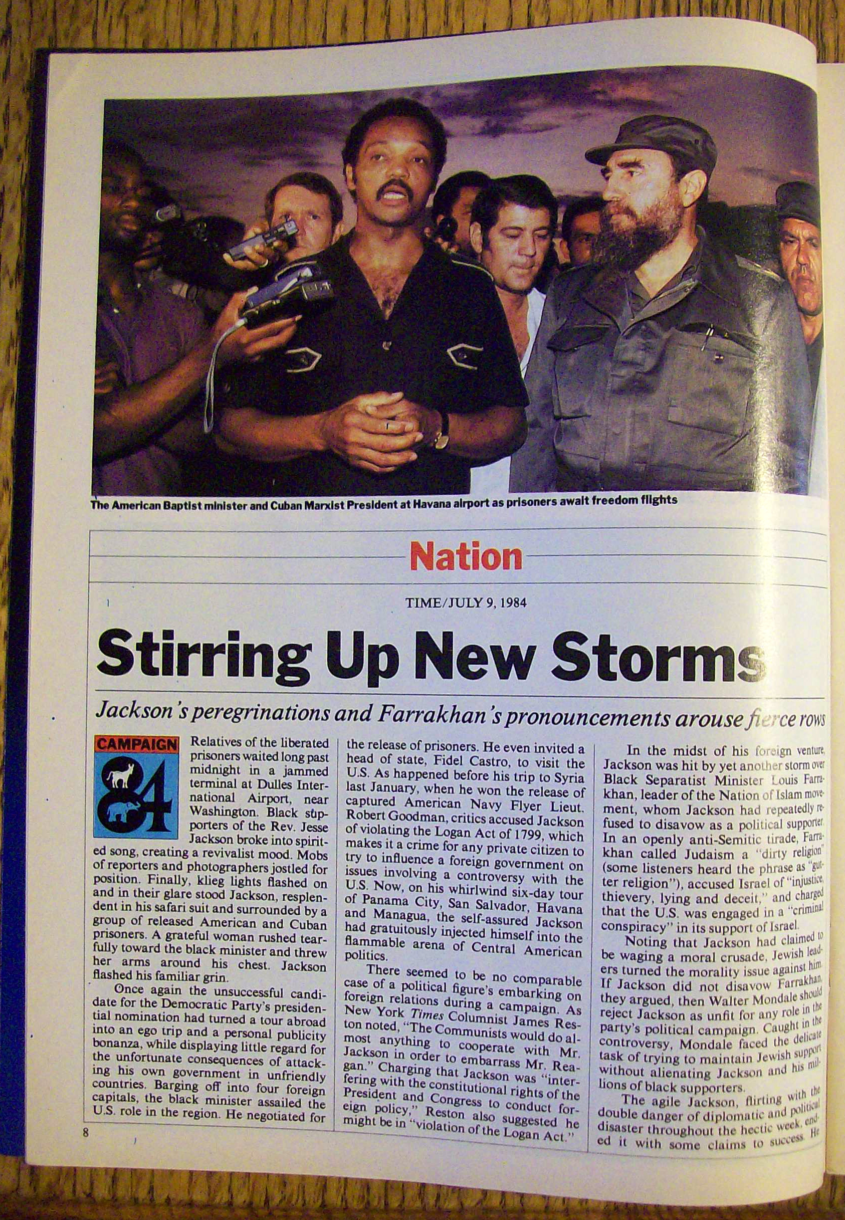Time Magazine-July 9, 1984-Shamir & Peres