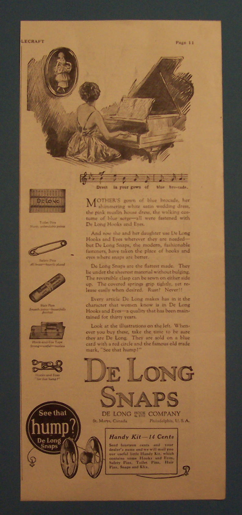 1922 De Long Snaps