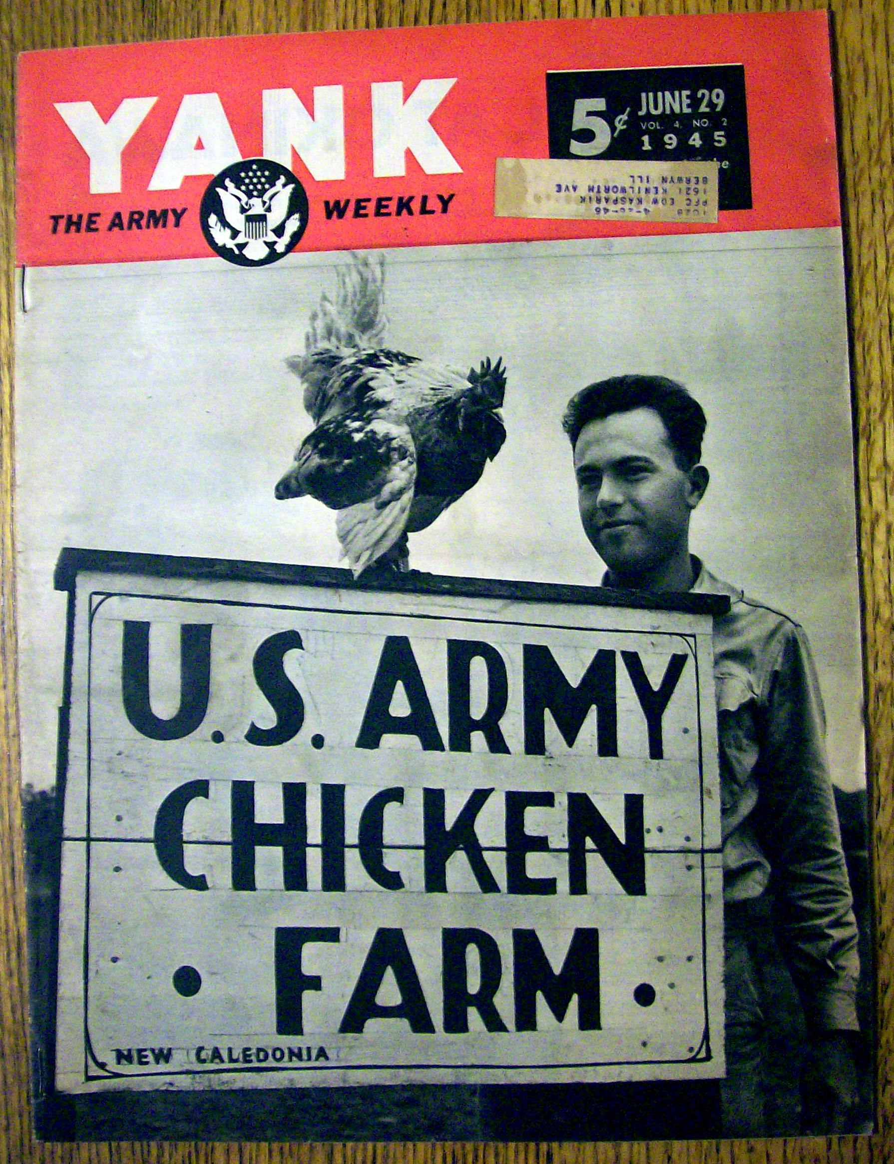 Yank Army Weekly Magazine July 29, 1945
