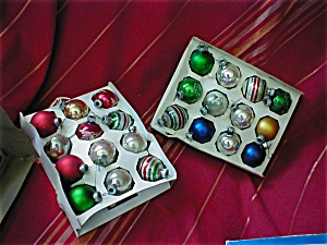 2 Boxes of Glass Balls