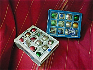 2 Boxes of Glass Balls