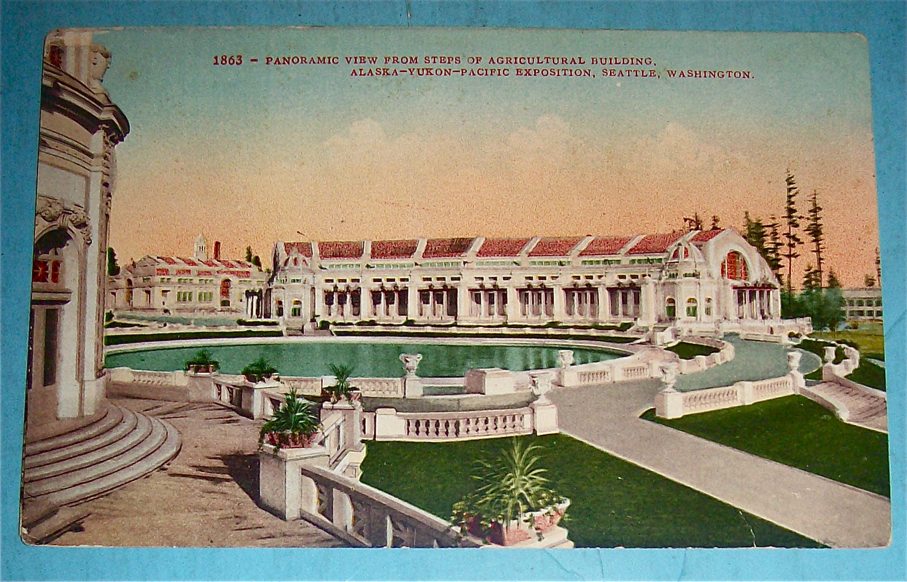 Agricultural Building Postcard (Alaska Yukon Pac Expo)