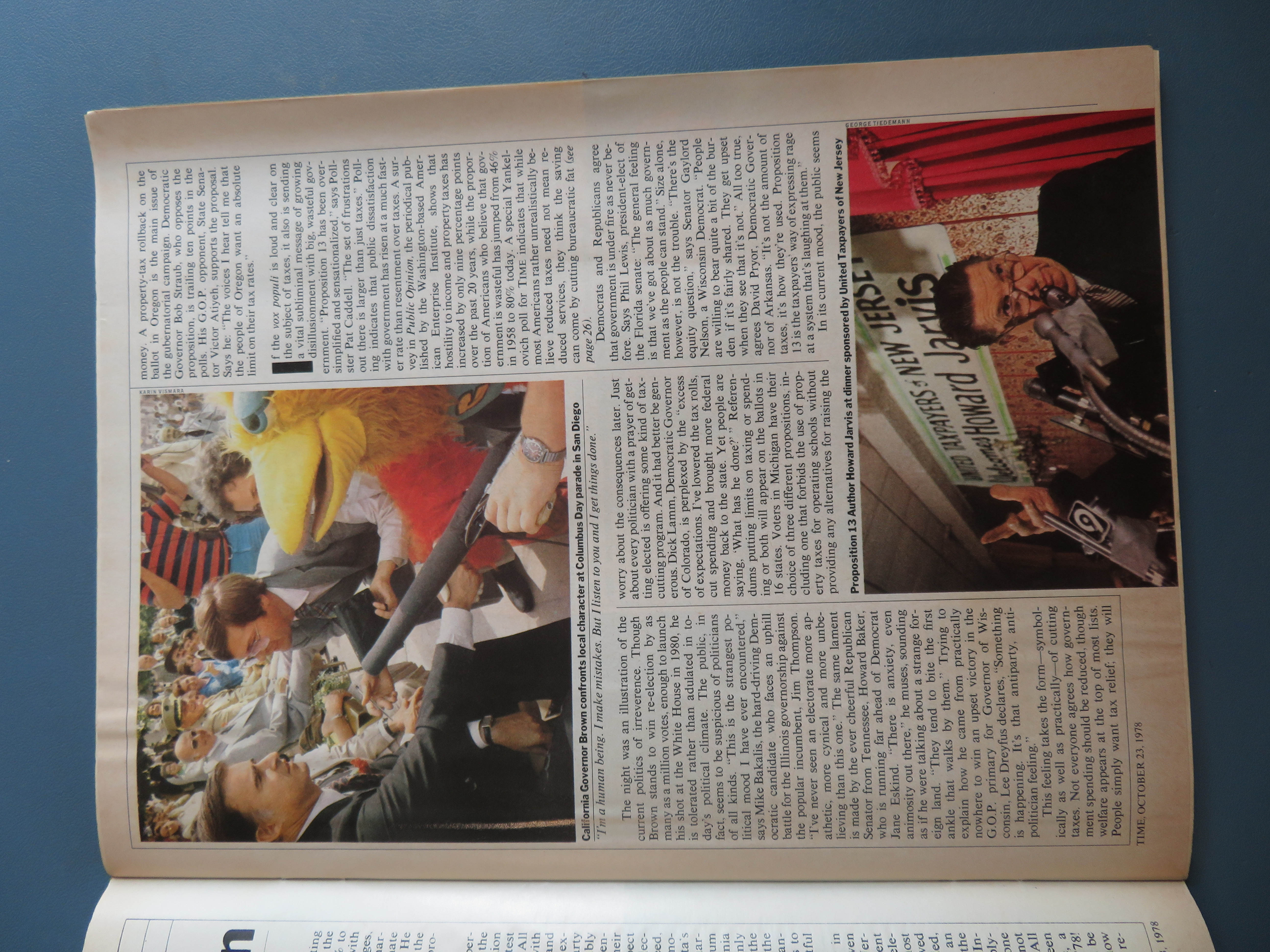 Time Magazine - October 23, 1978 Tax Slashers