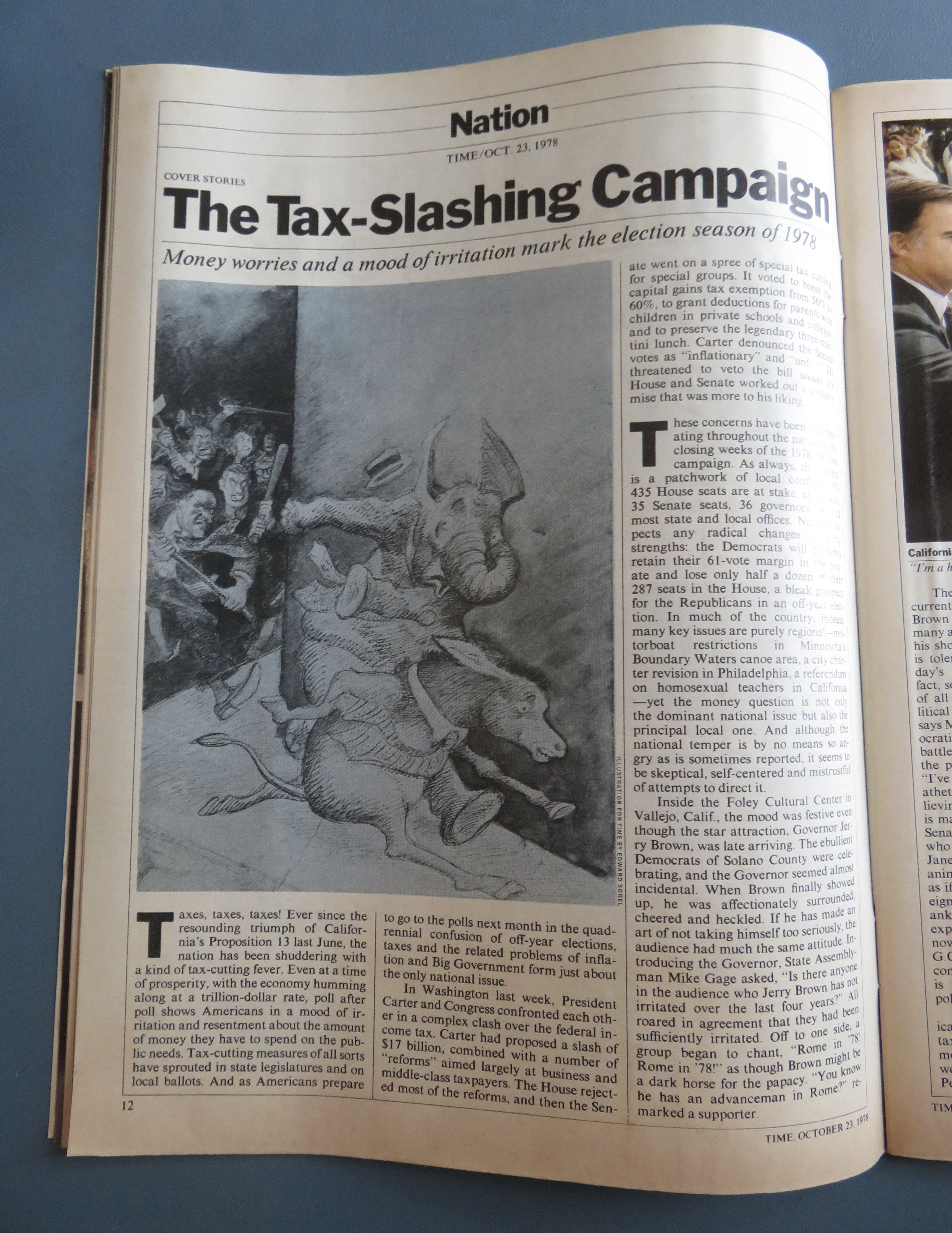 Time Magazine - October 23, 1978 Tax Slashers