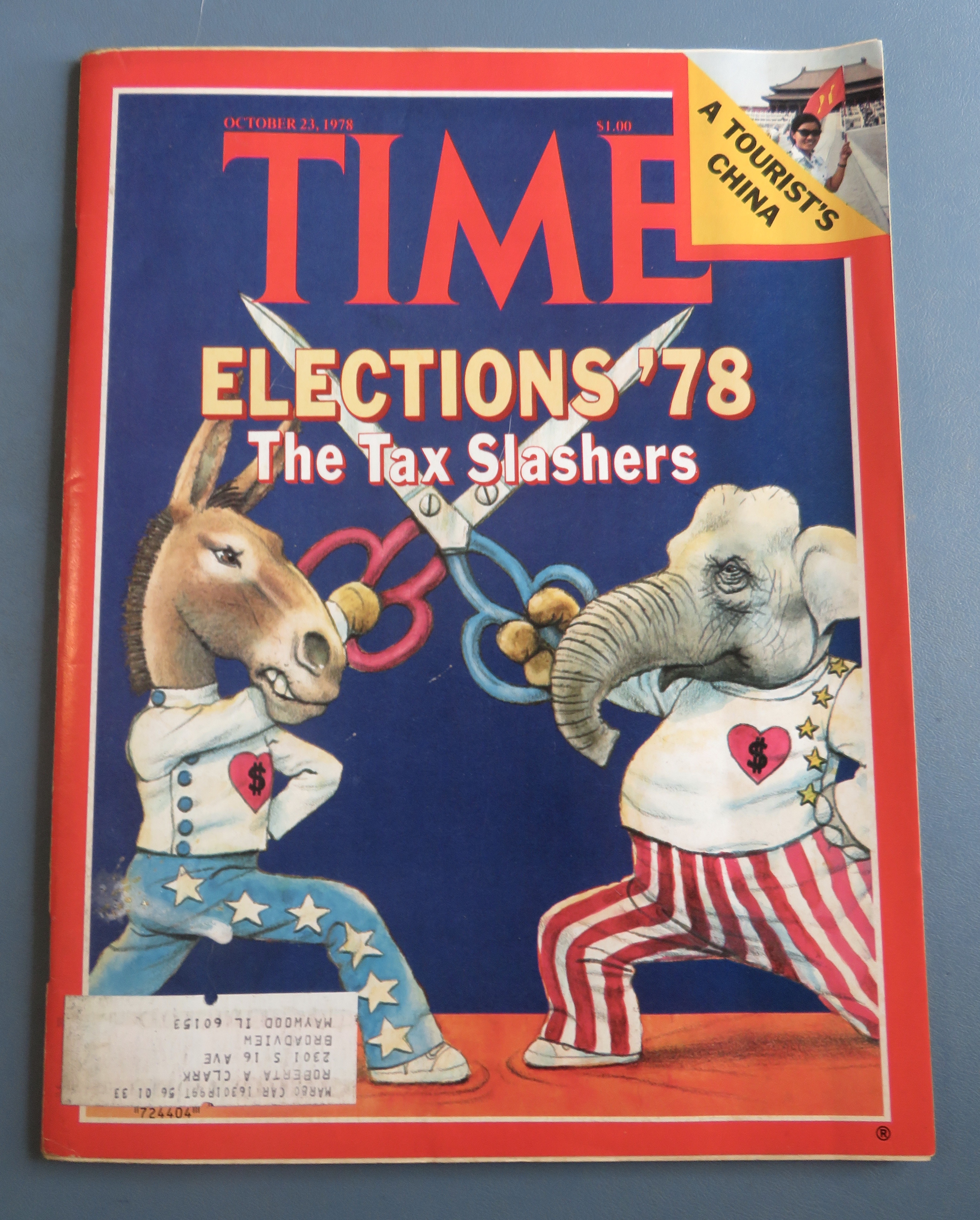 Time Magazine - October 23, 1978 Tax Slashers