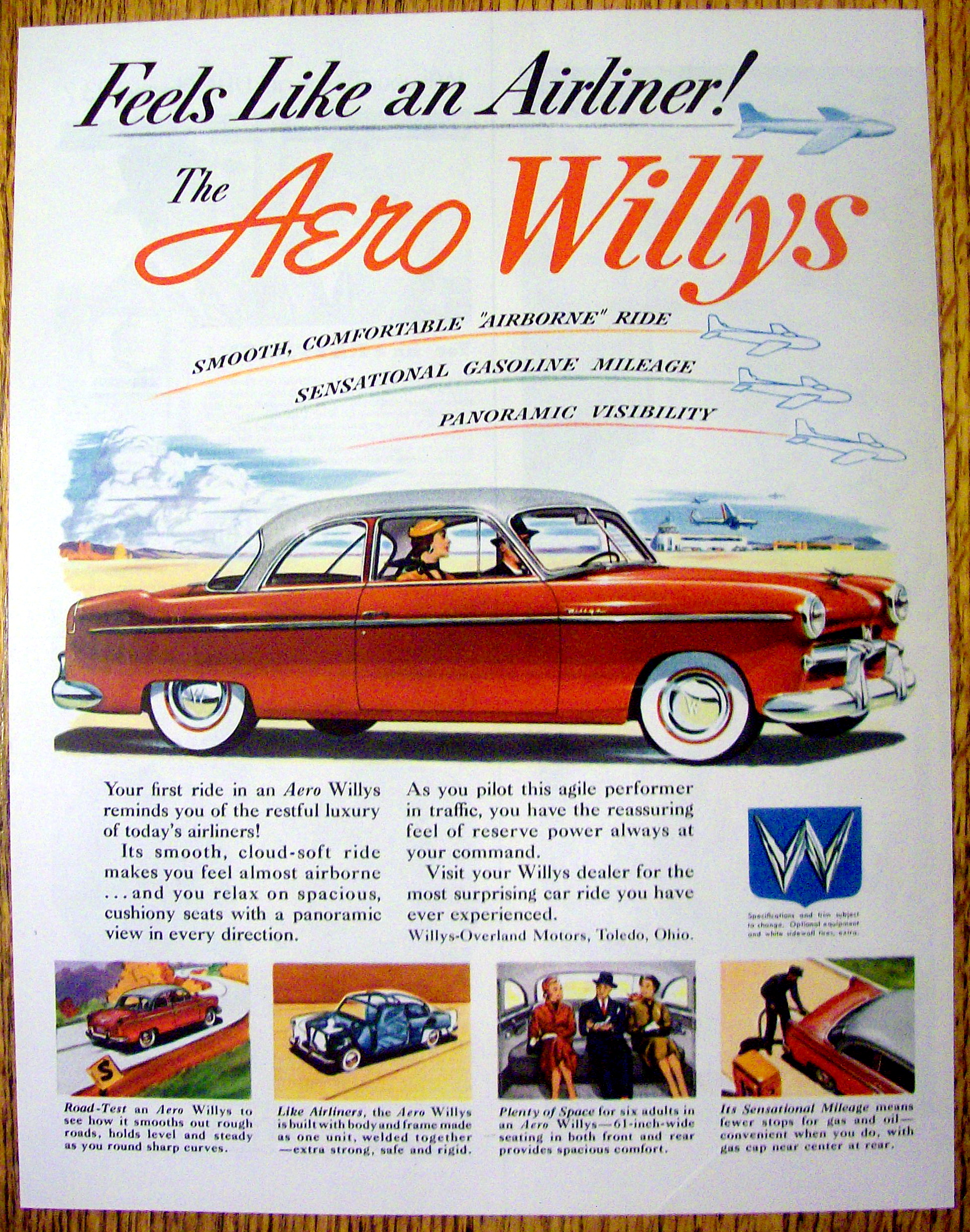 Vintage Ad: 1952 Aero Willys