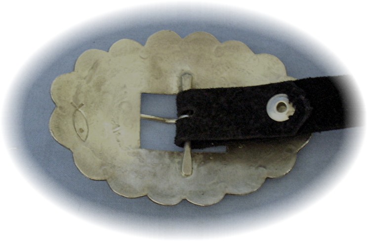 Sterling Silver Hand Hammered Concho Belt