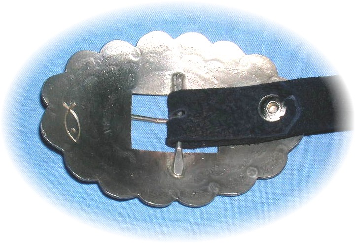 Sterling Silver Hand Hammered Concho Belt